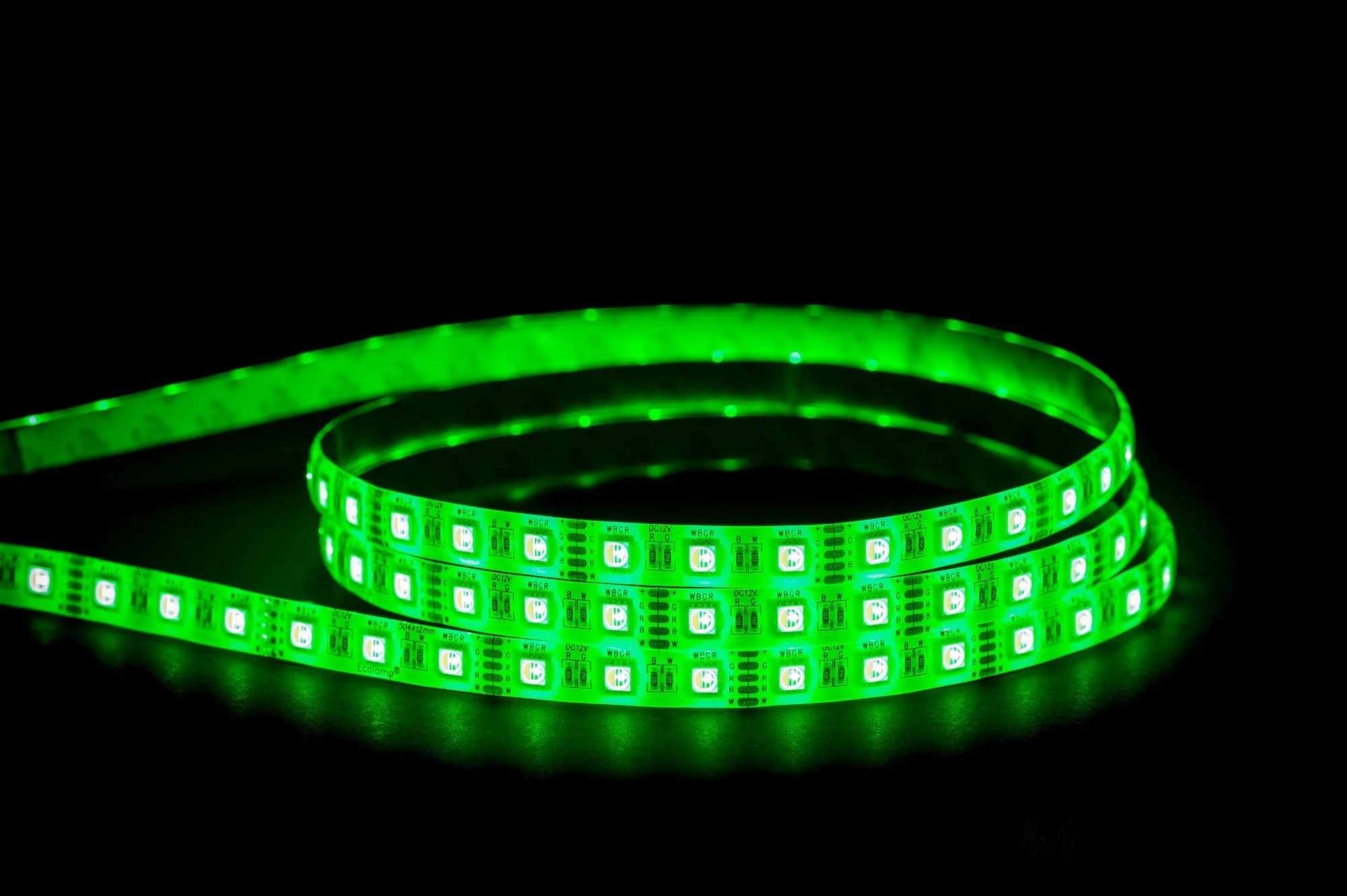 HV9751-IP54-60-RGBW - 14.4w IP54 RGB + 3000k LED Strip (RGBW) - Image 4