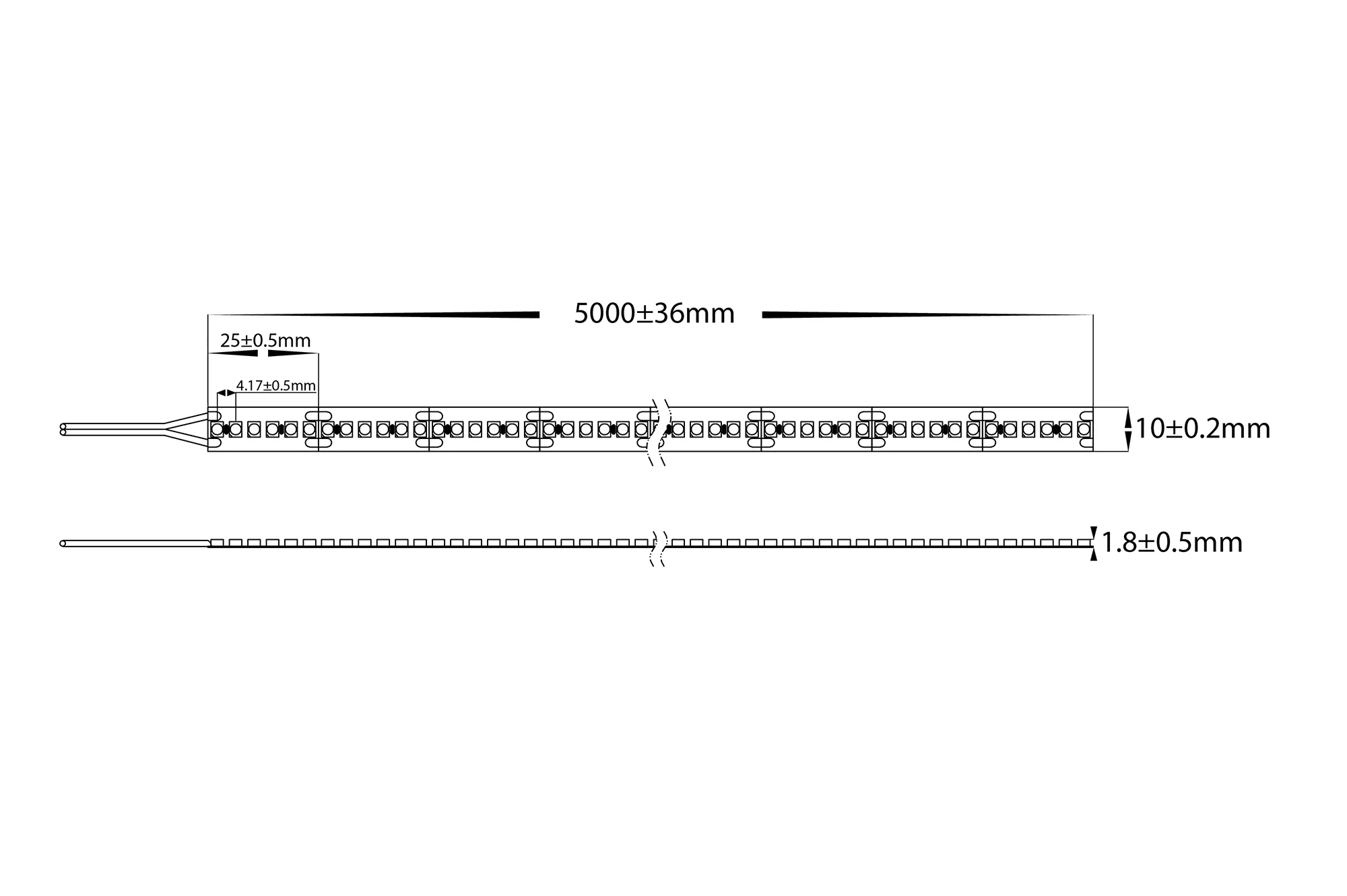 HV9723-IP20-240-3K-1 - 19.2w IP20 LED Strip 3000k - Image 2