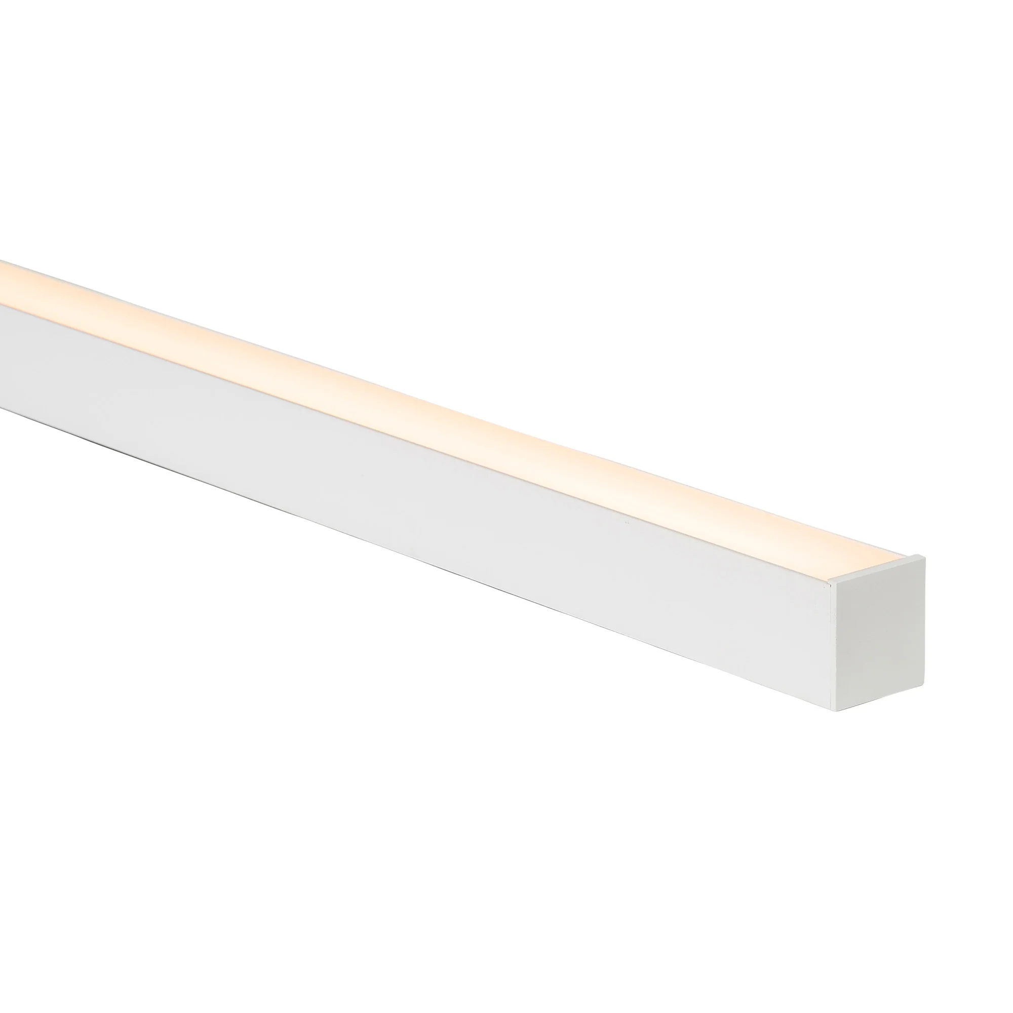 HV9693-3537-WHT - White Deep Square Aluminium Profile