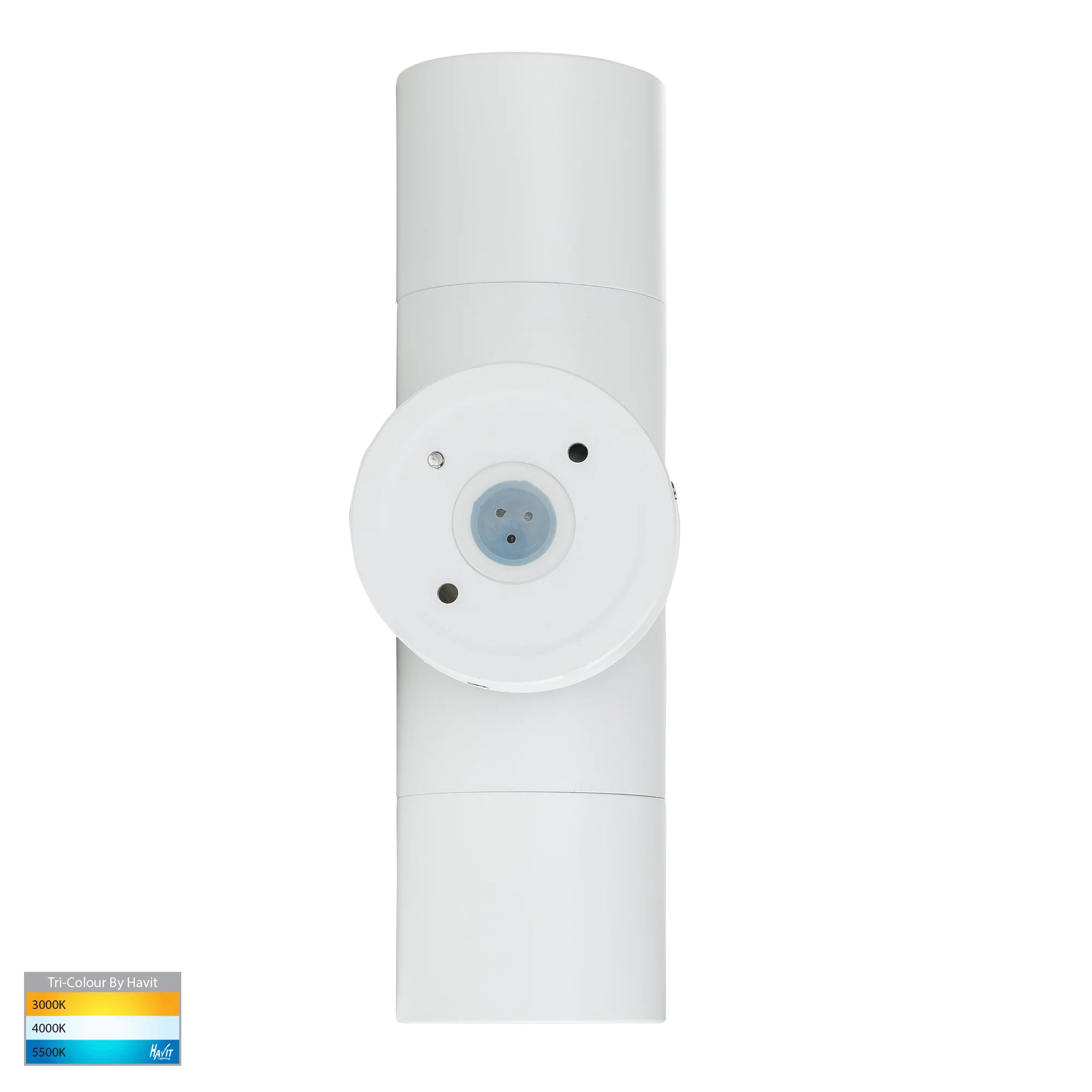 HV1035T-HV1037T - Tivah White TRI Colour Up & Down Wall Pillar Lights - Image 5