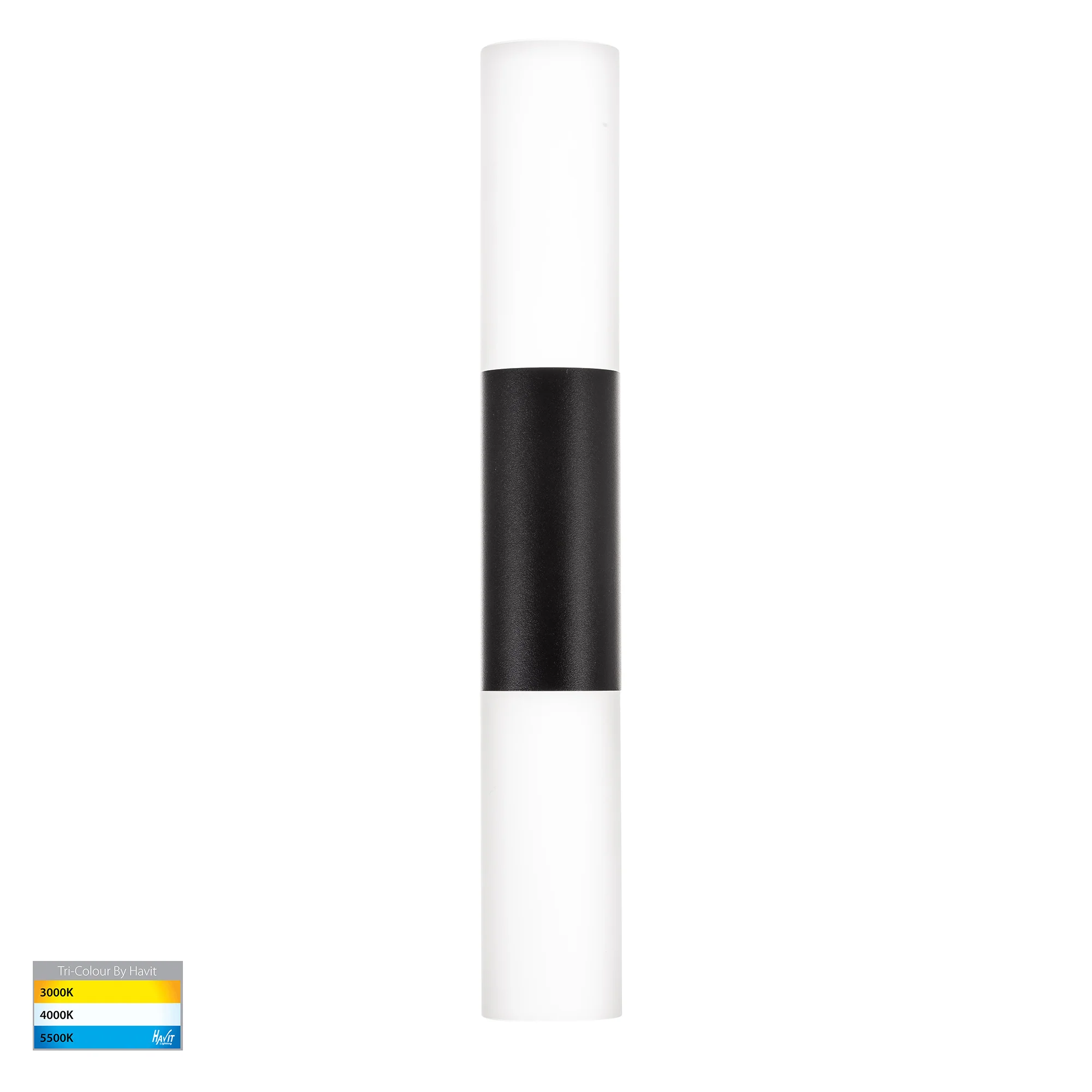 HV10932T-BLK - Akril Aluminium Black 2 Light Wall Light - Image 4