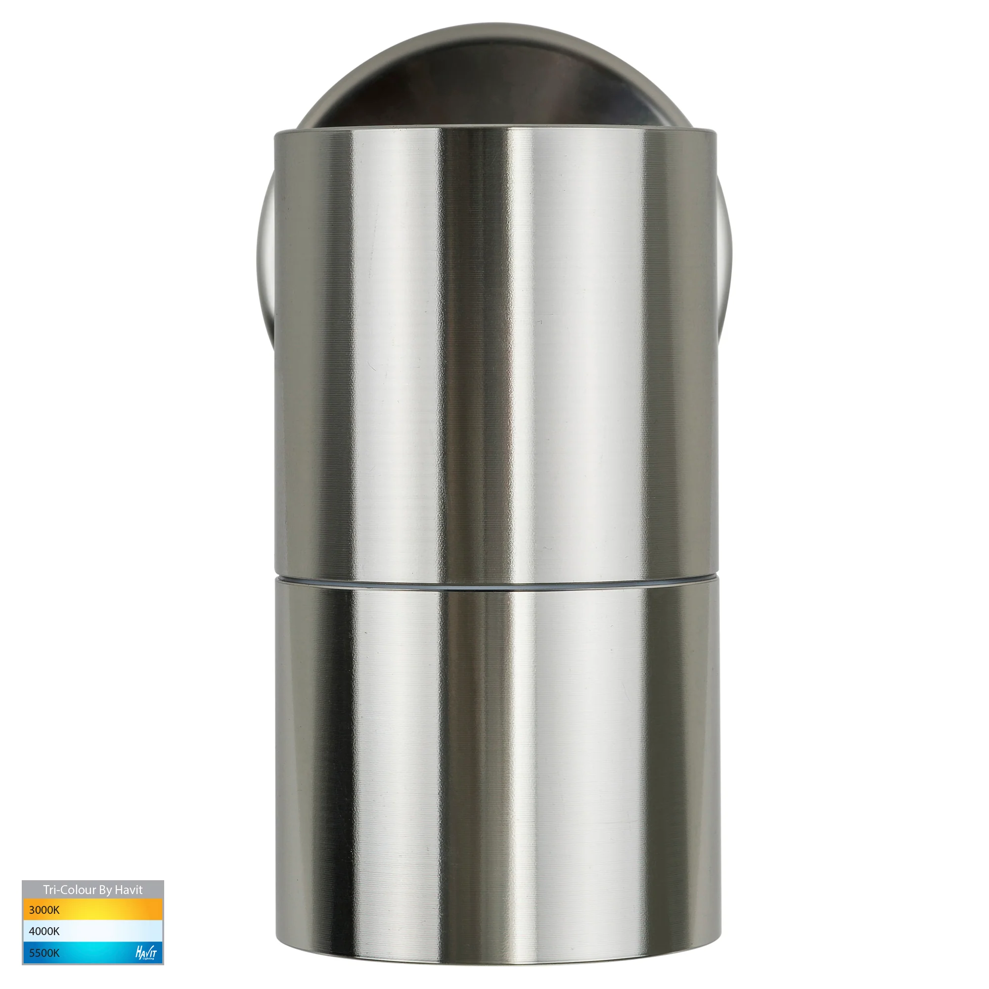 HV1105T-HV1107T - Tivah 316 Stainless Steel TRI Colour Fixed Down Wall Pillar Lights - Image 3
