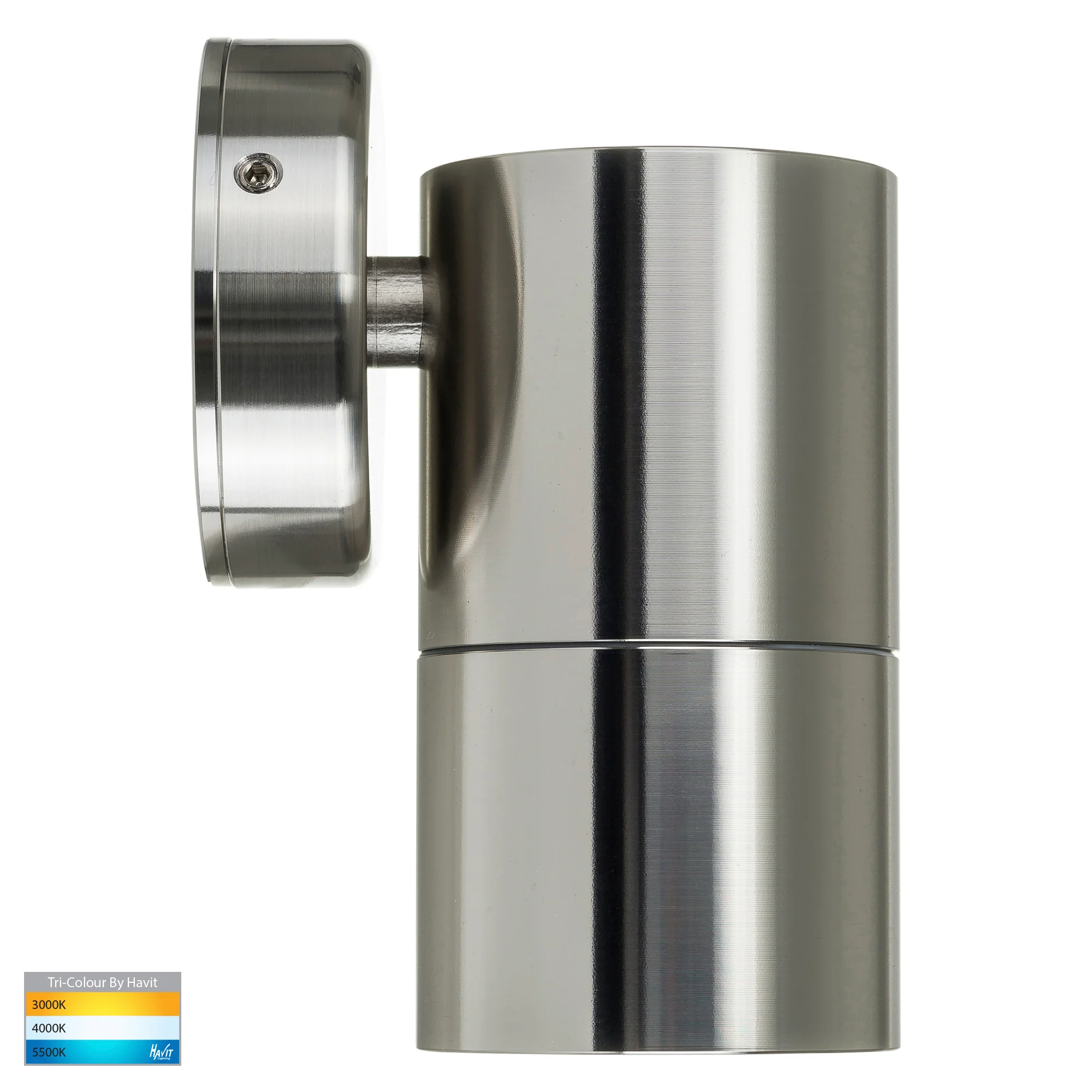HV1105T-HV1107T - Tivah 316 Stainless Steel TRI Colour Fixed Down Wall Pillar Lights - Image 4