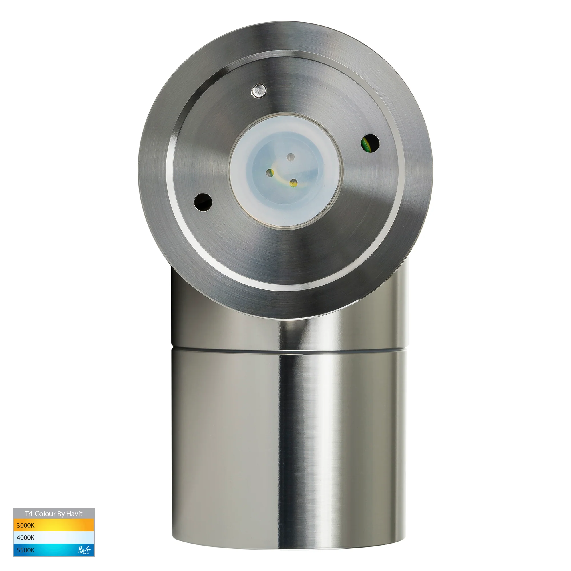 HV1105T-HV1107T - Tivah 316 Stainless Steel TRI Colour Fixed Down Wall Pillar Lights - Image 5