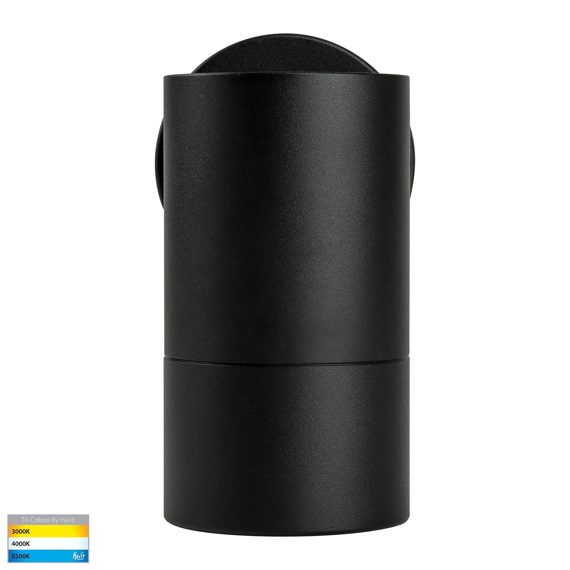 HV1128T - Maxi Tivah Aluminium Black TRI Colour Fixed Down Wall Pillar Lights - Image 3