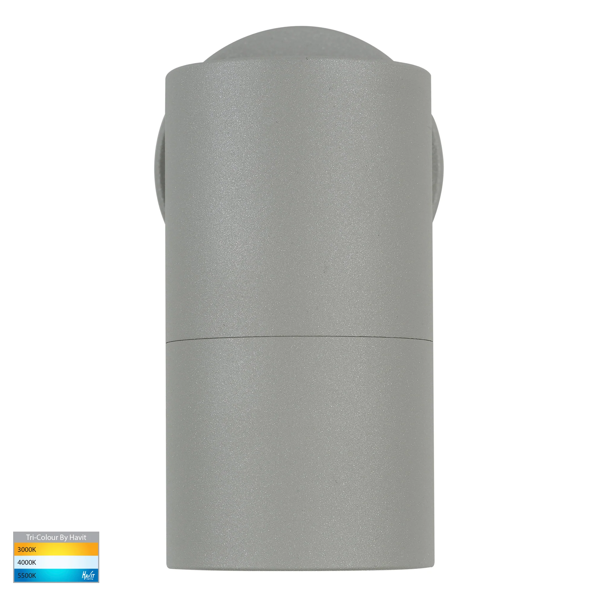 HV1145T-HV1147T - Tivah Silver TRI Colour Fixed Down Wall Pillar Lights - Image 3