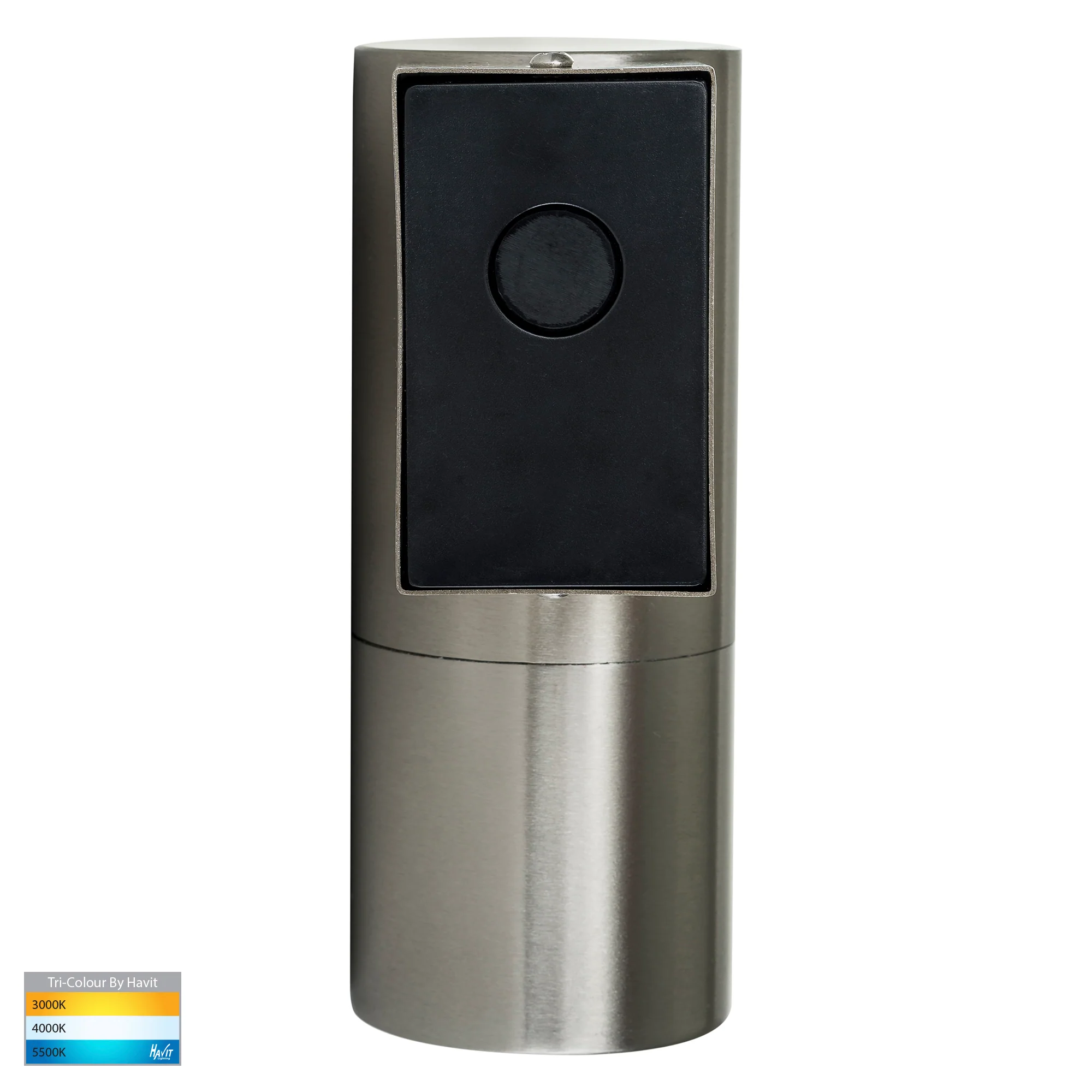 HV1171T - Piaz Stainless Steel TRI Colour Fixed Down LED Wall Pillar Light - Image 5