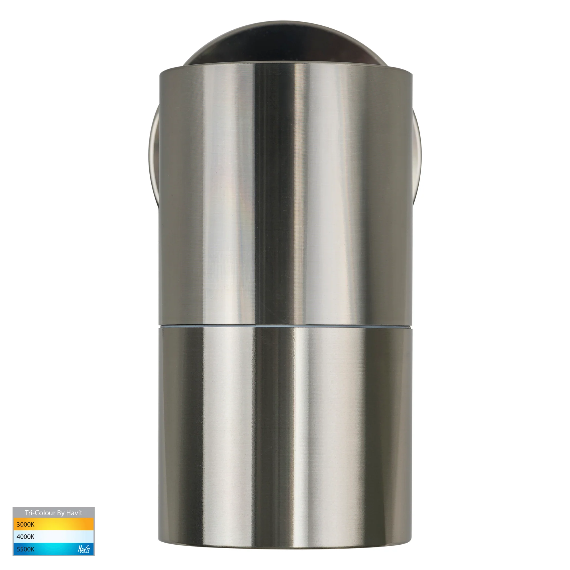 HV1185T-HV1187T - Tivah Titanium Aluminum TRI Colour Fixed Down Wall Pillar Lights - Image 3