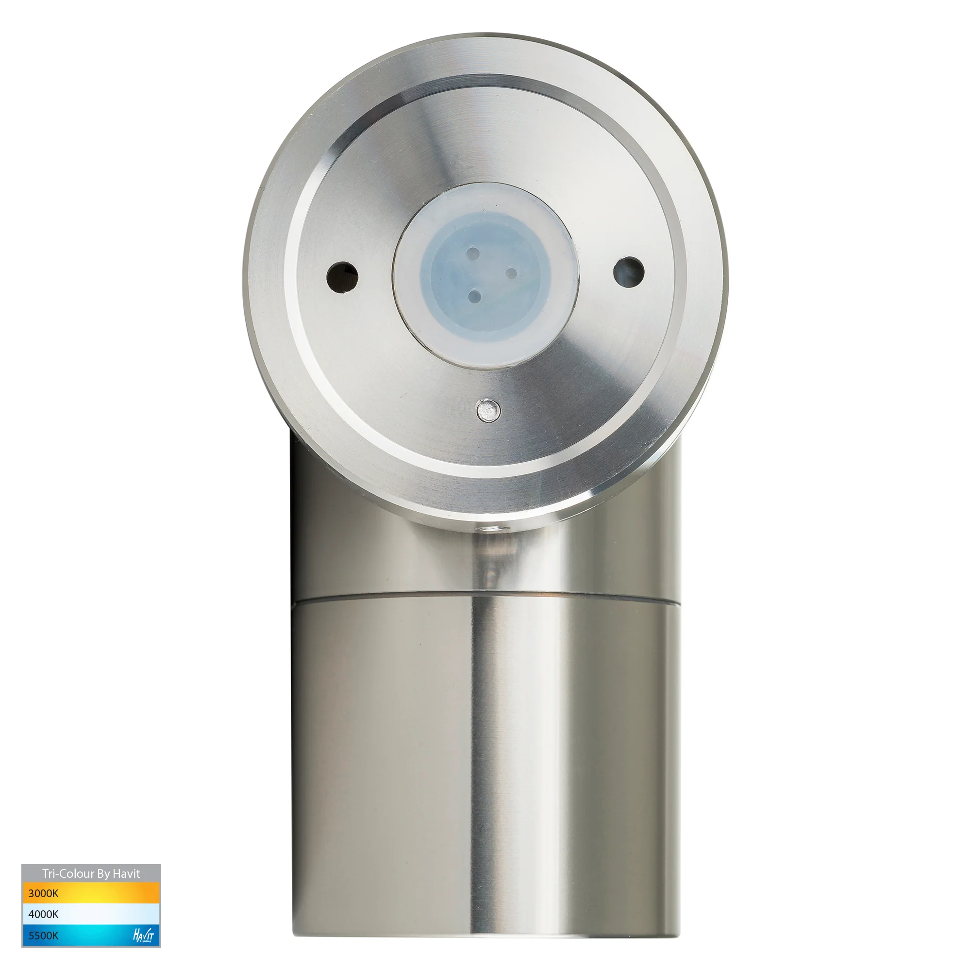 HV1185T-HV1187T - Tivah Titanium Aluminum TRI Colour Fixed Down Wall Pillar Lights - Image 5