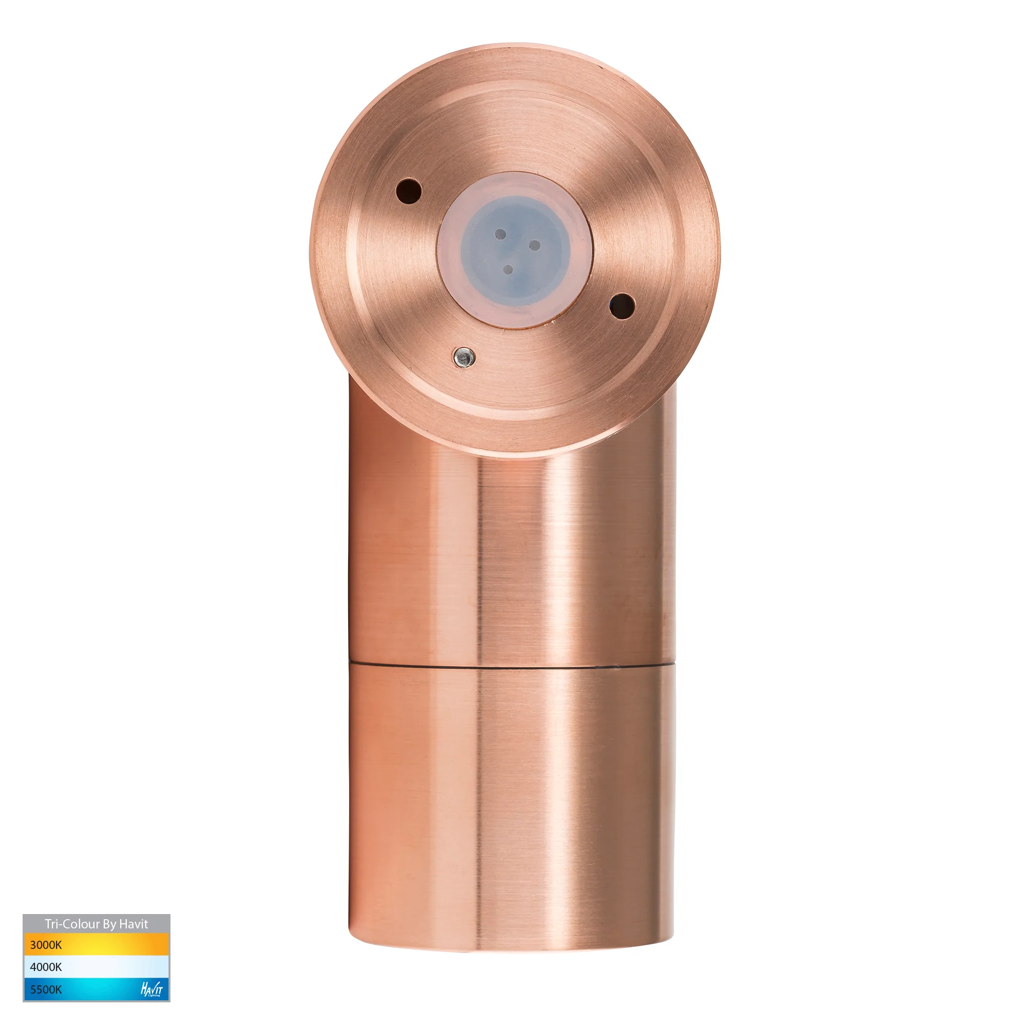 HV1215T-HV1217T - Tivah Solid Copper TRI Colour Single Adjustable Wall Pillar Lights - Image 5