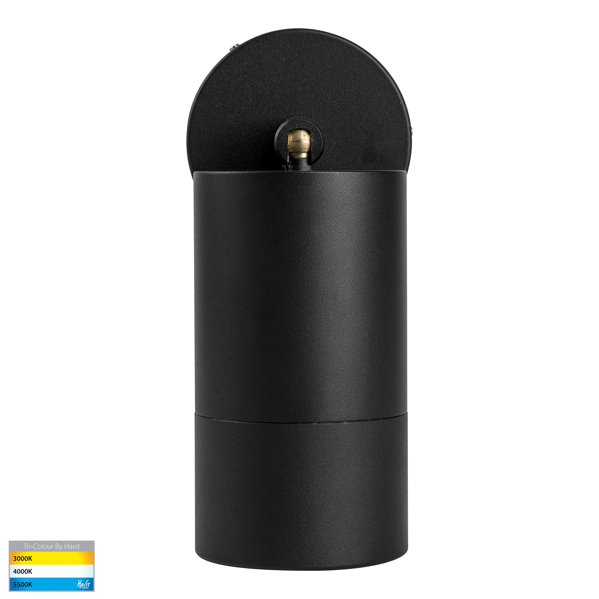HV1228T - Maxi Tivah Aluminium Black TRI Colour Single Adjustable Wall Pillar Lights - Image 3