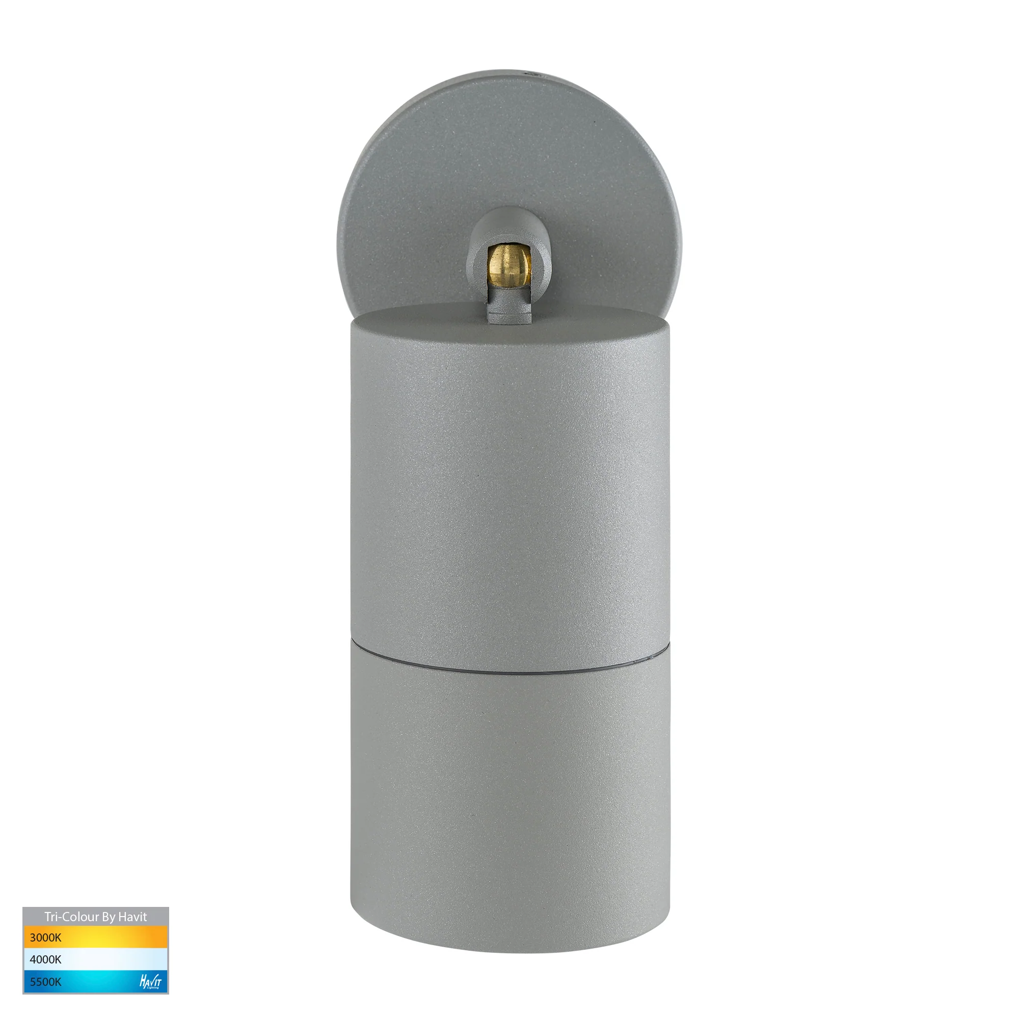 HV1245T-HV1247T - Tivah Silver TRI Colour Single Adjustable Wall Pillar Lights - Image 3