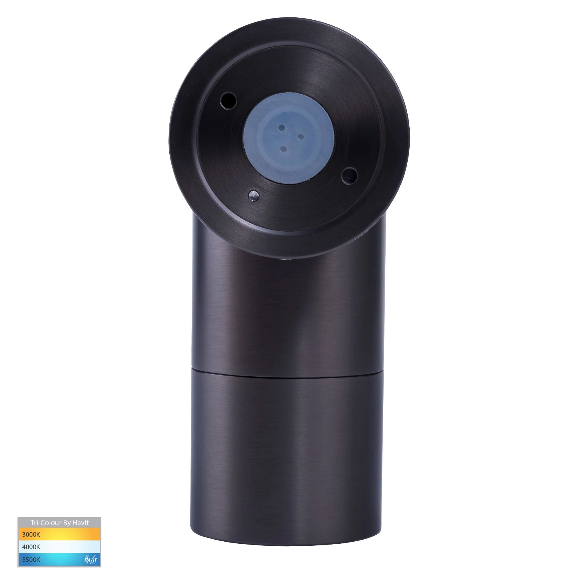 HV1275T-HV1277T - Tivah Solid Brass Graphite Coloured TRI Colour Single Adjustable Wall Pillar Lights - Image 5