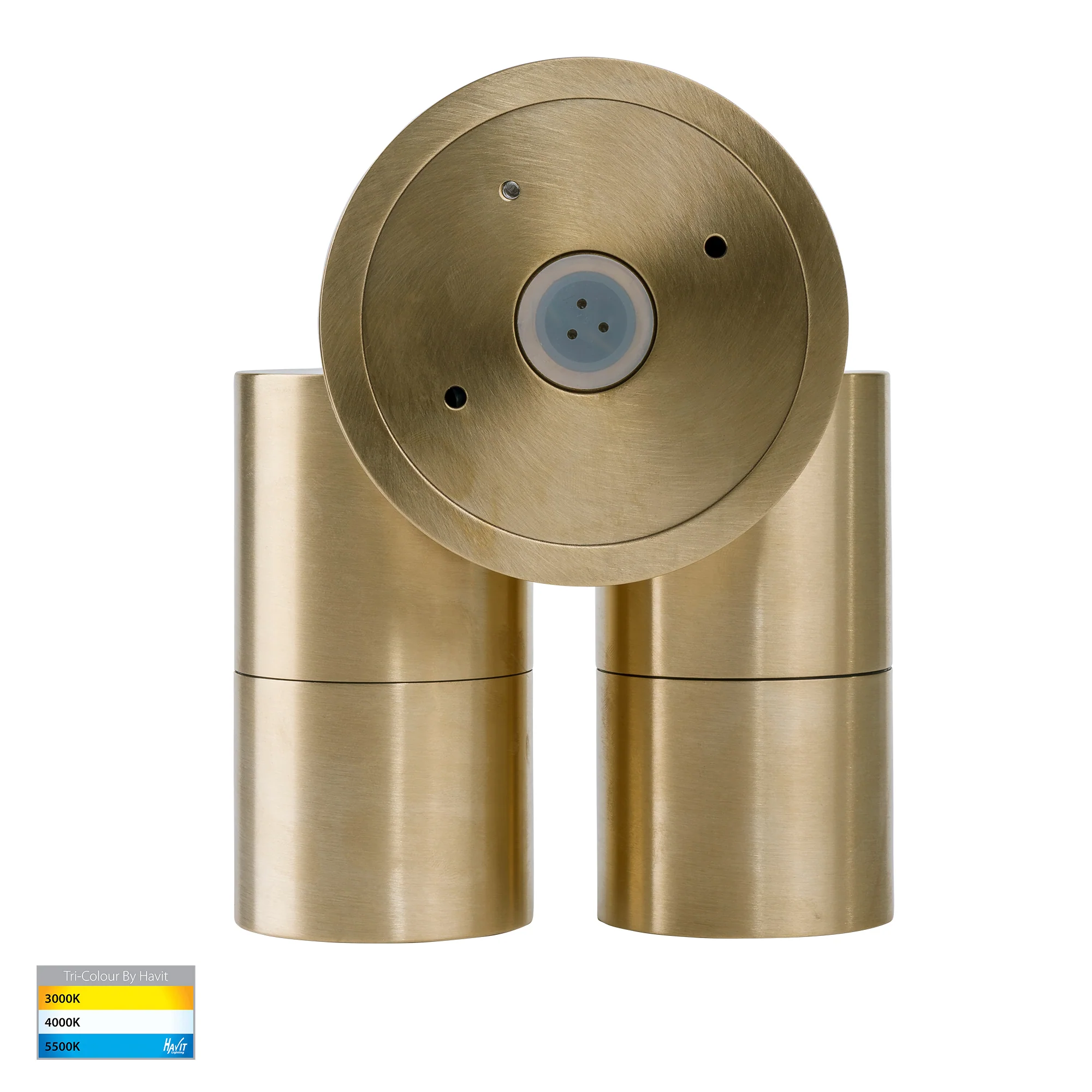 HV1355T-HV1357T - Tivah Solid Brass TRI Colour Double Adjustable Wall Pillar Lights - Image 6