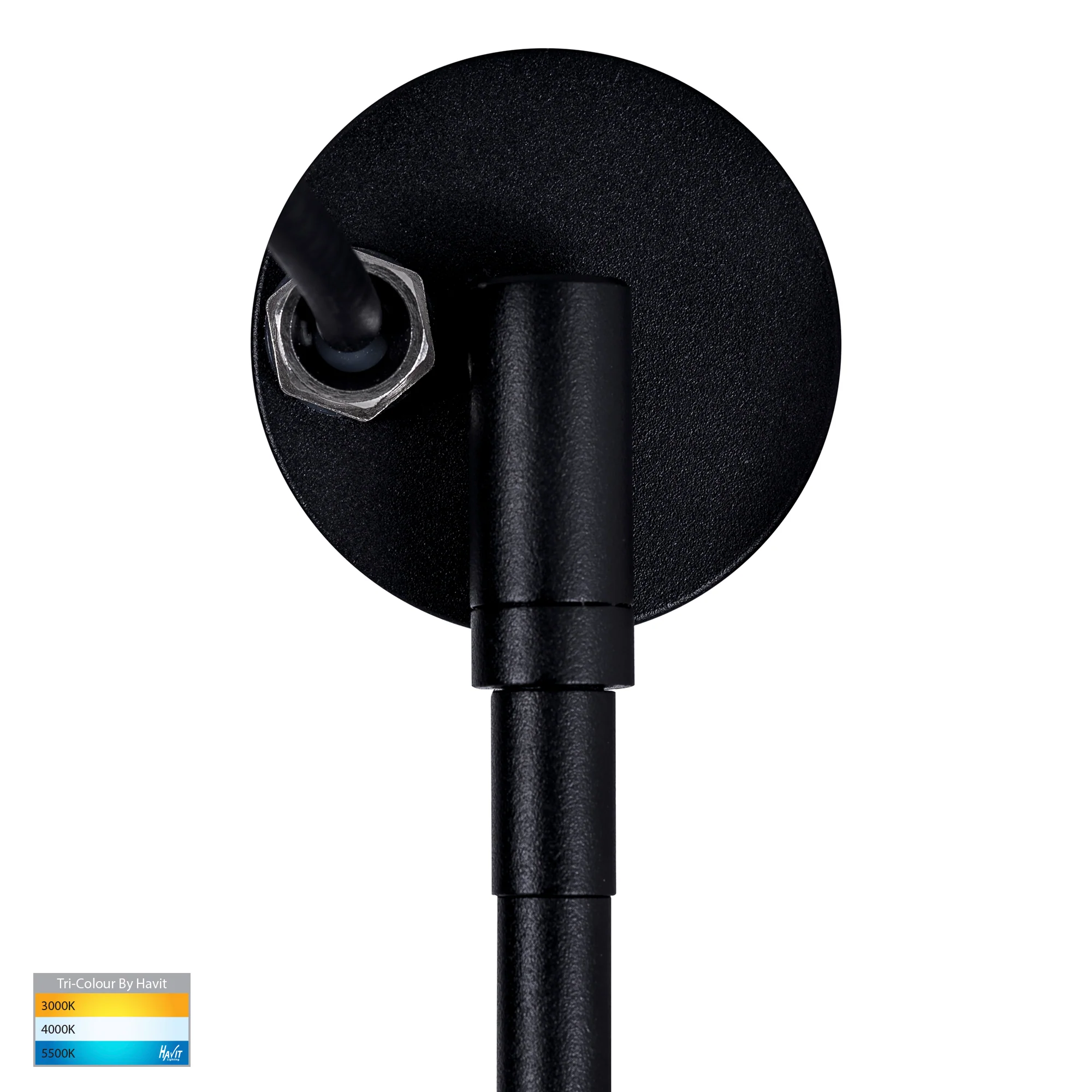 HV1427T - Tivah Black TRI Colour LED Garden Spike Light - Image 3