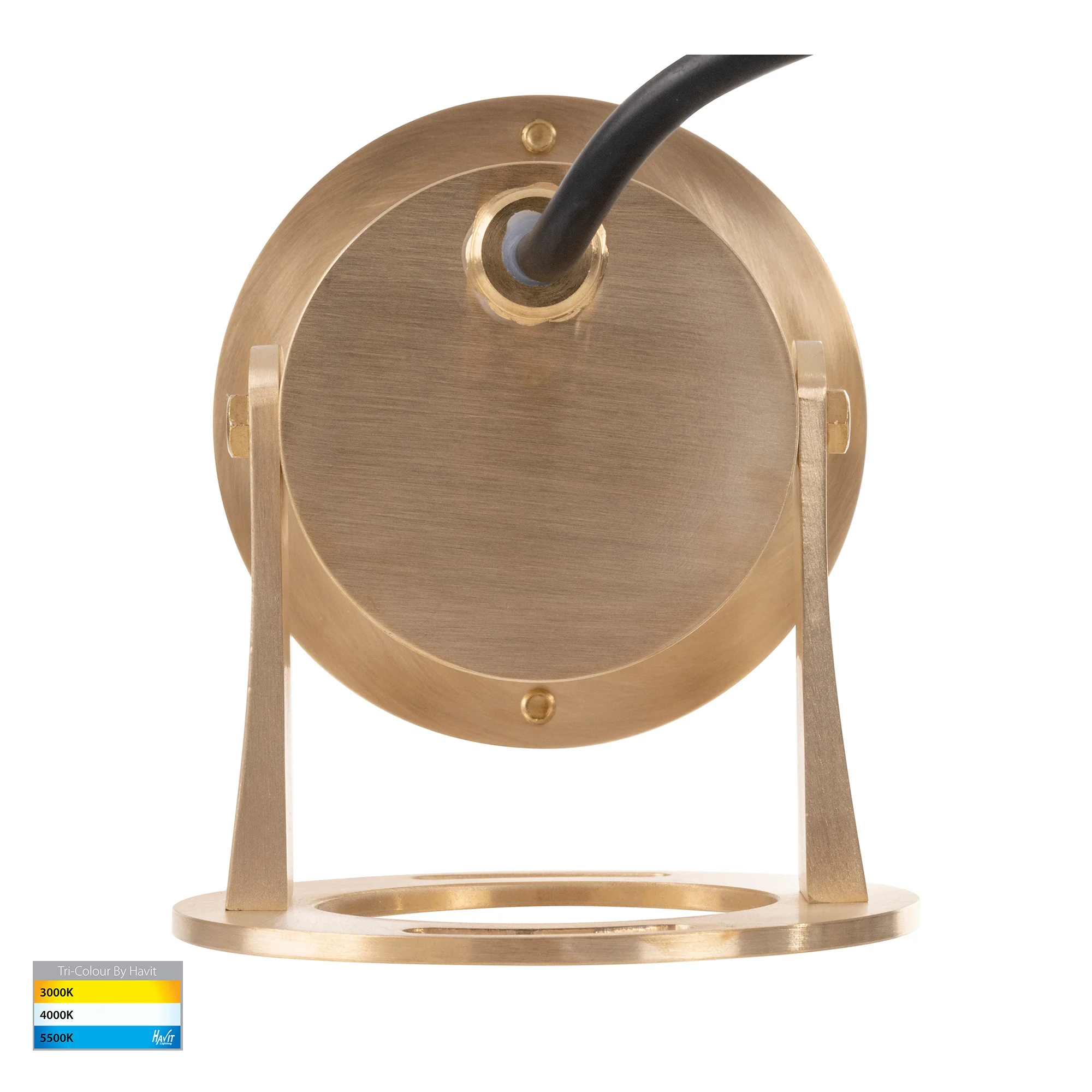 HV1491T-BR - Onder Solid Brass TRI Colour LED Pond Light - Image 6