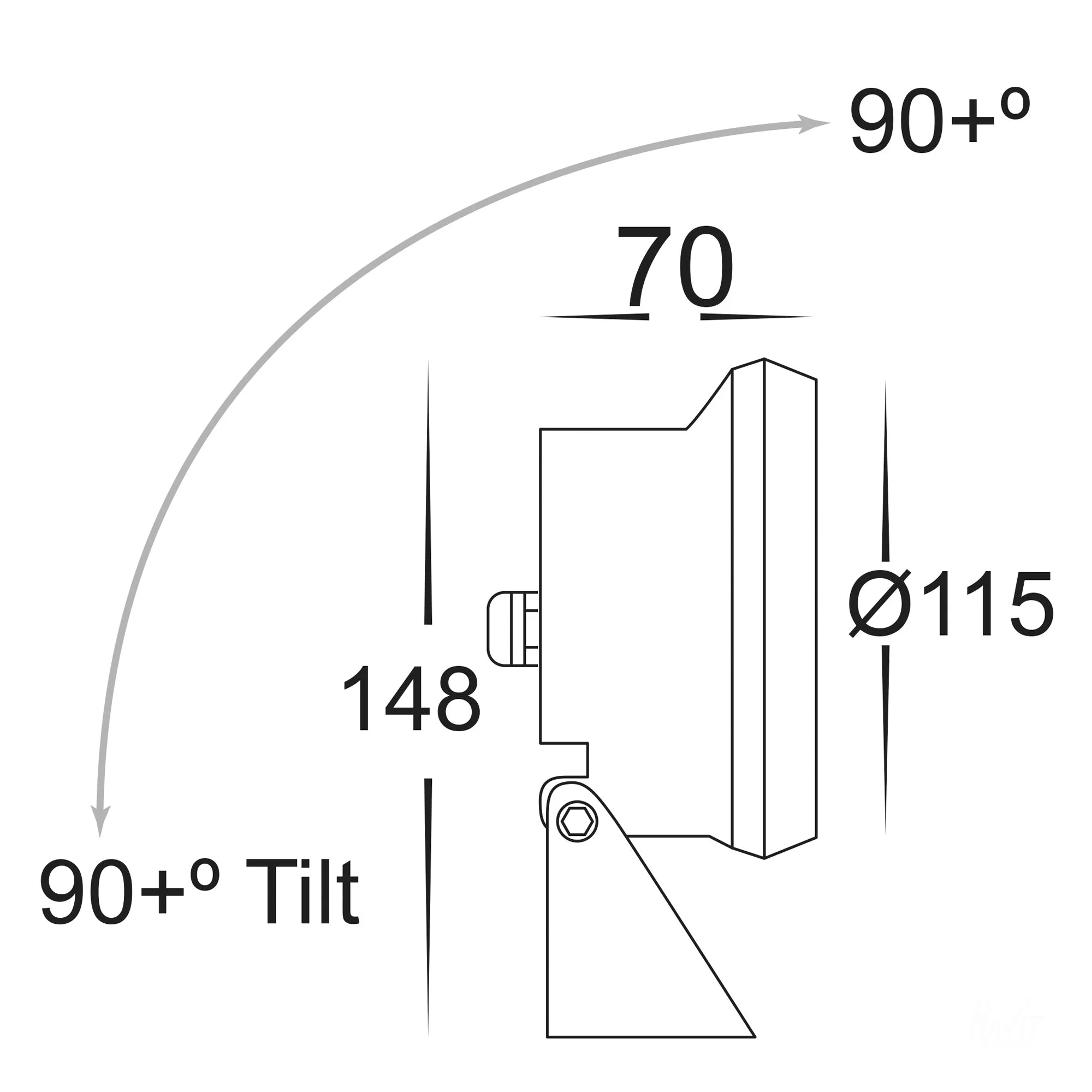 HV1494T - Sotto 316 Stainless Steel 15w LED Pond or Garden Light - Image 2