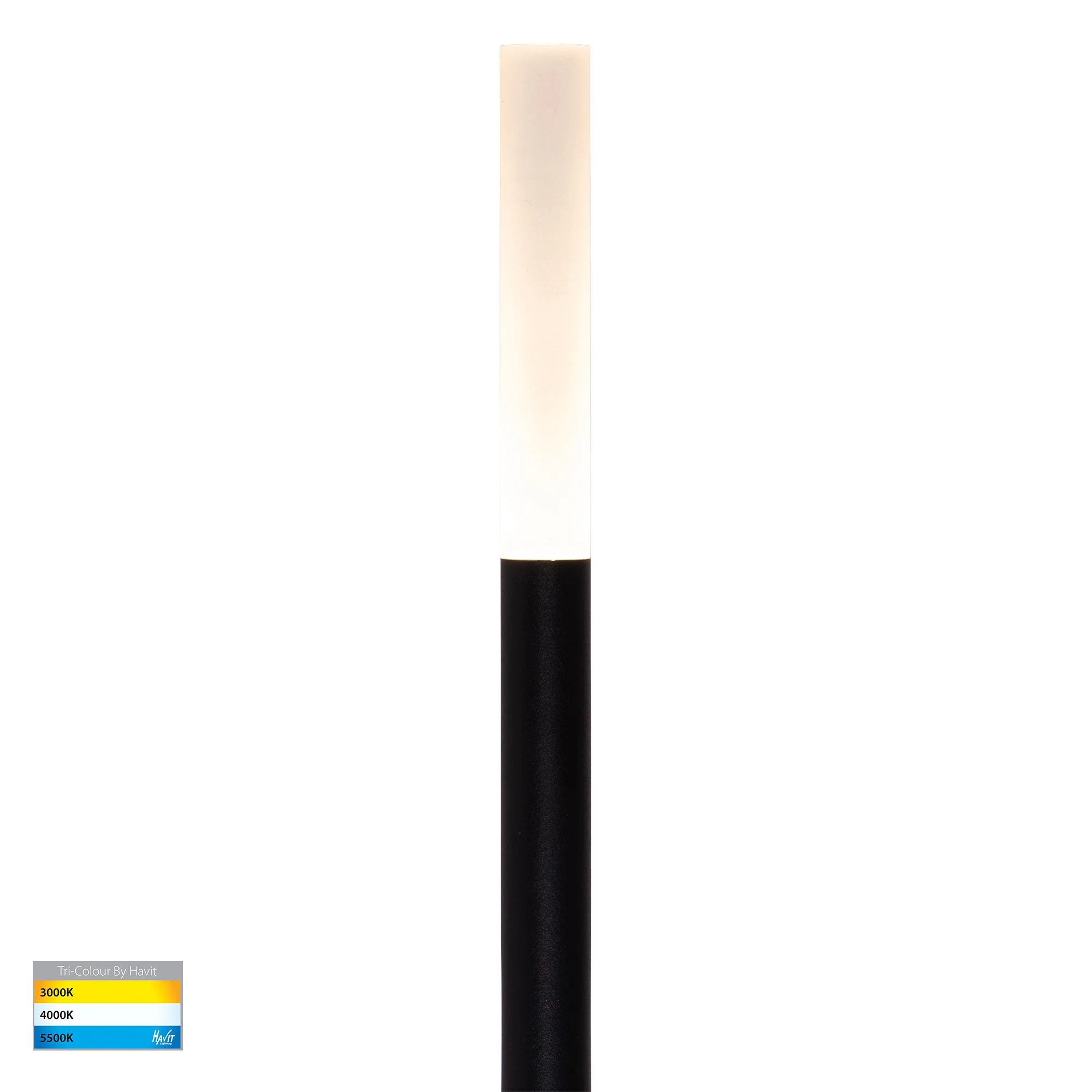 HV1514T-BLK-24V - Drique Aluminium Black LED Bollard Spike Light - Image 4