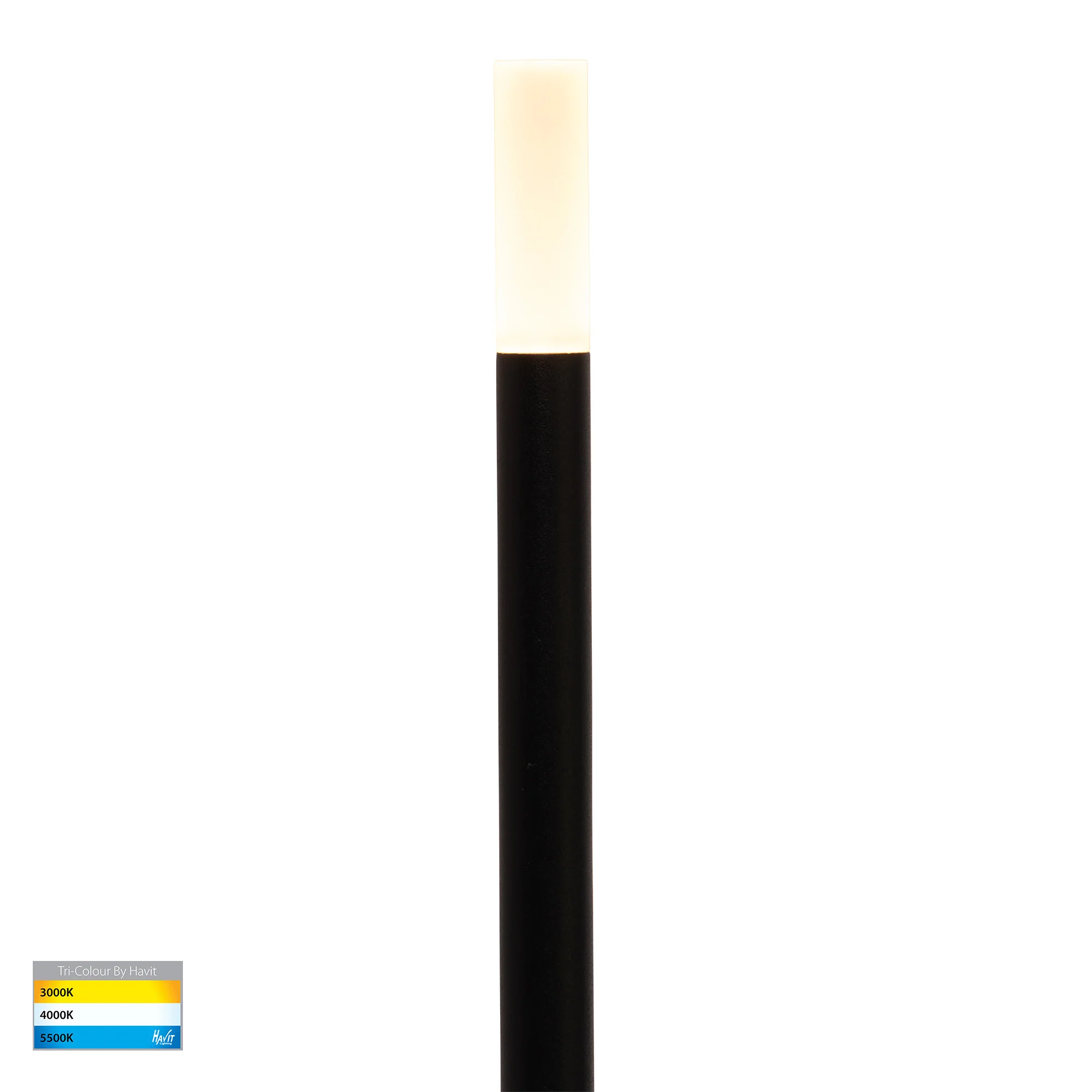 HV1514T-BLK-24V - Drique Aluminium Black LED Bollard Spike Light - Image 5