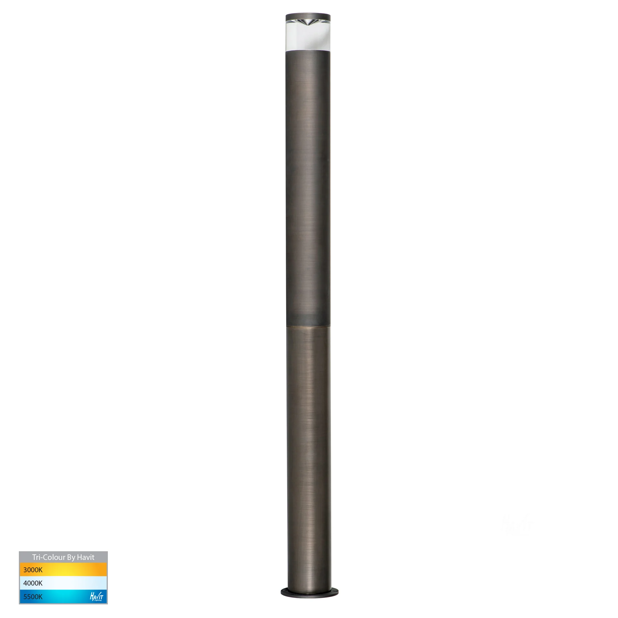 HV1603-AB - Antique Brass Bollard Extension to suit HV1601T-AB & HV1602T-AB - Image 3