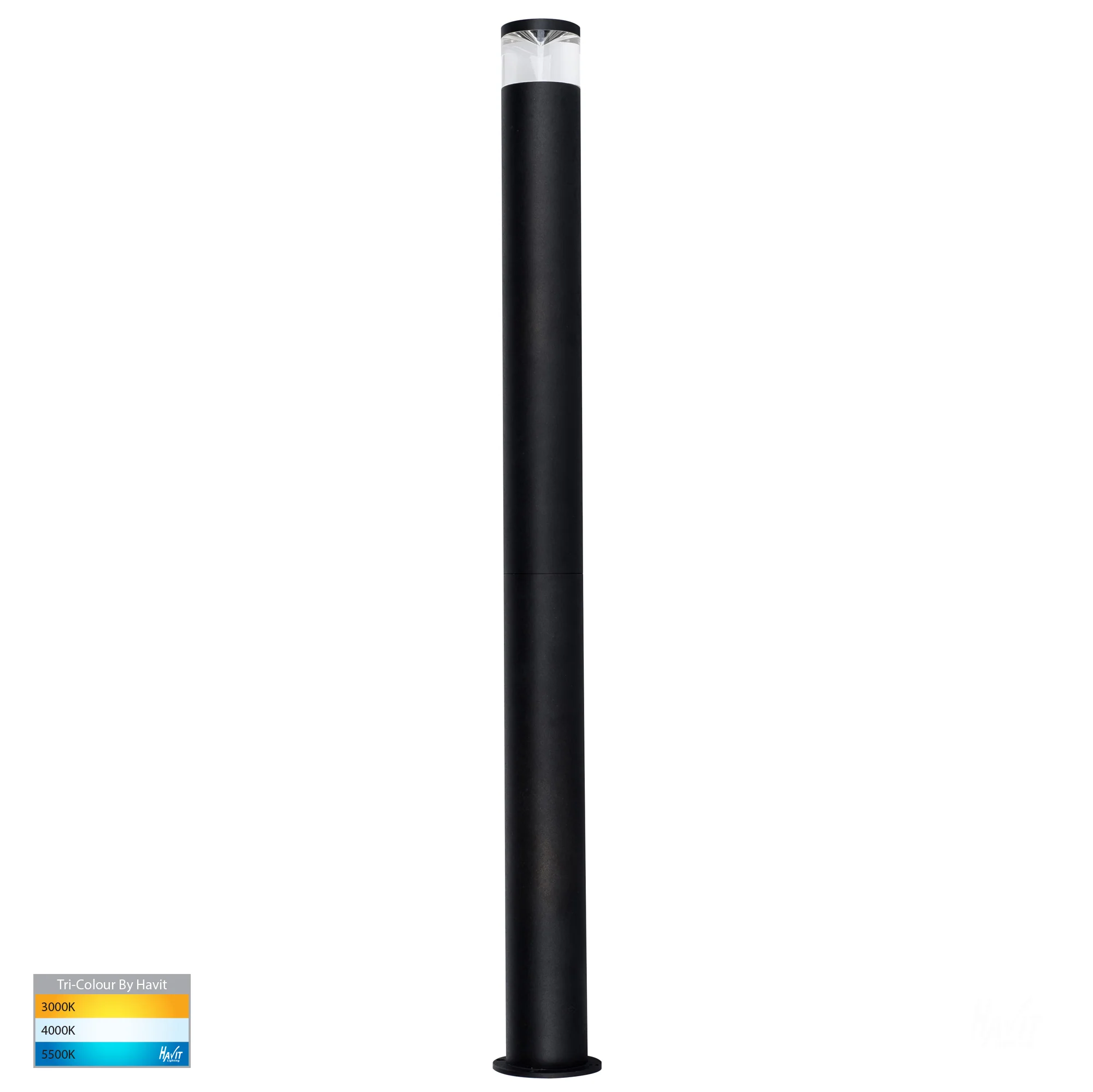 HV1603-BLK - Black Bollard Extension to suit HV1601T-BLK & HV1602T-BLK - Image 3