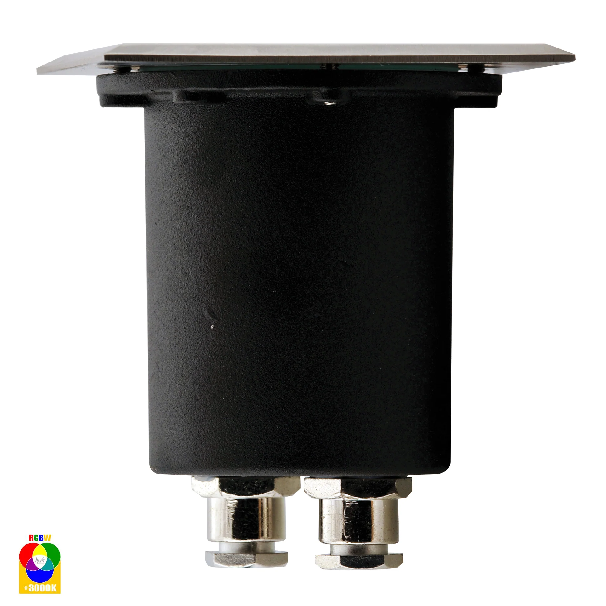HV1701RGBW - Metro Square 316 Stainless Steel RGBW Inground Light - Image 3