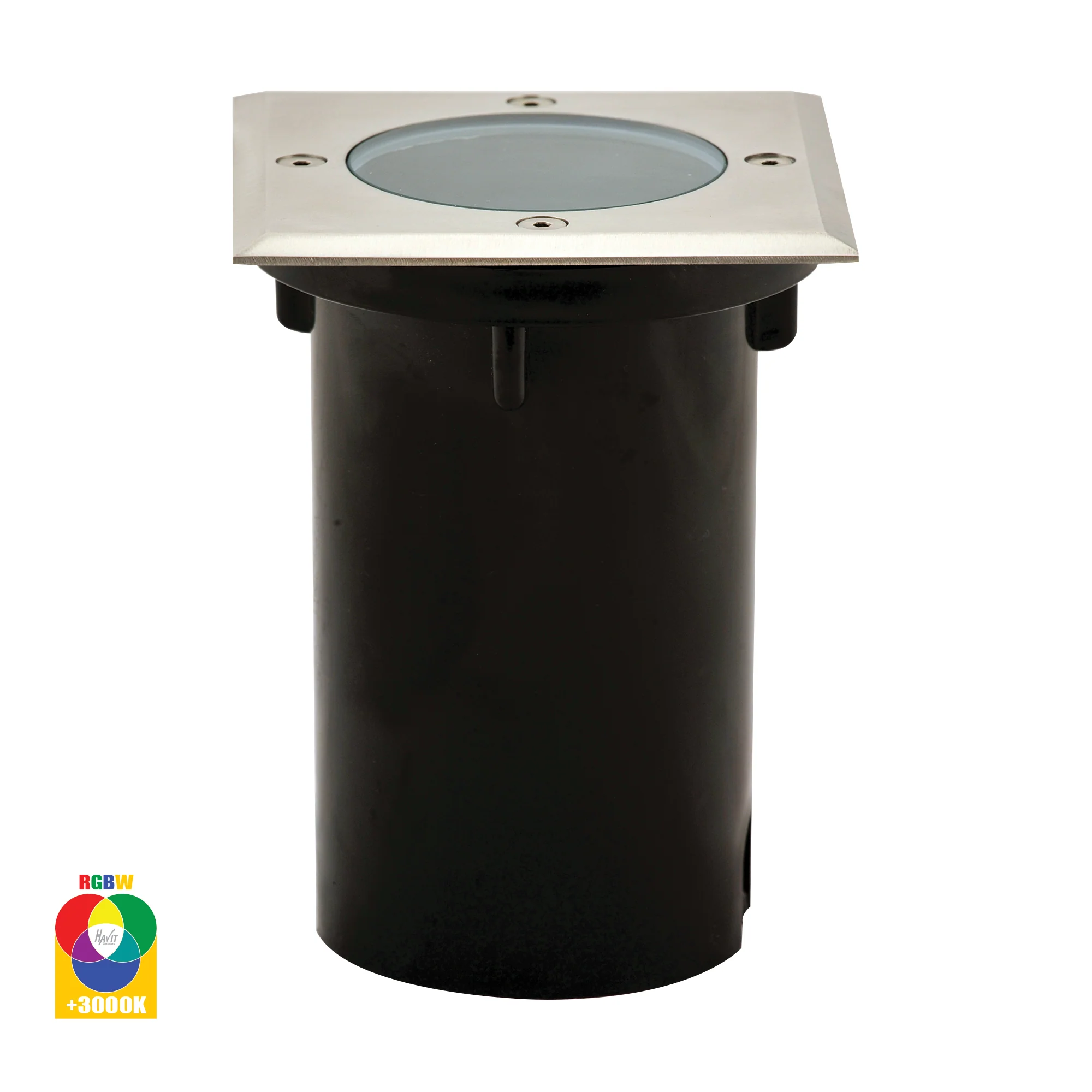 HV1701RGBW - Metro Square 316 Stainless Steel RGBW Inground Light - Image 4