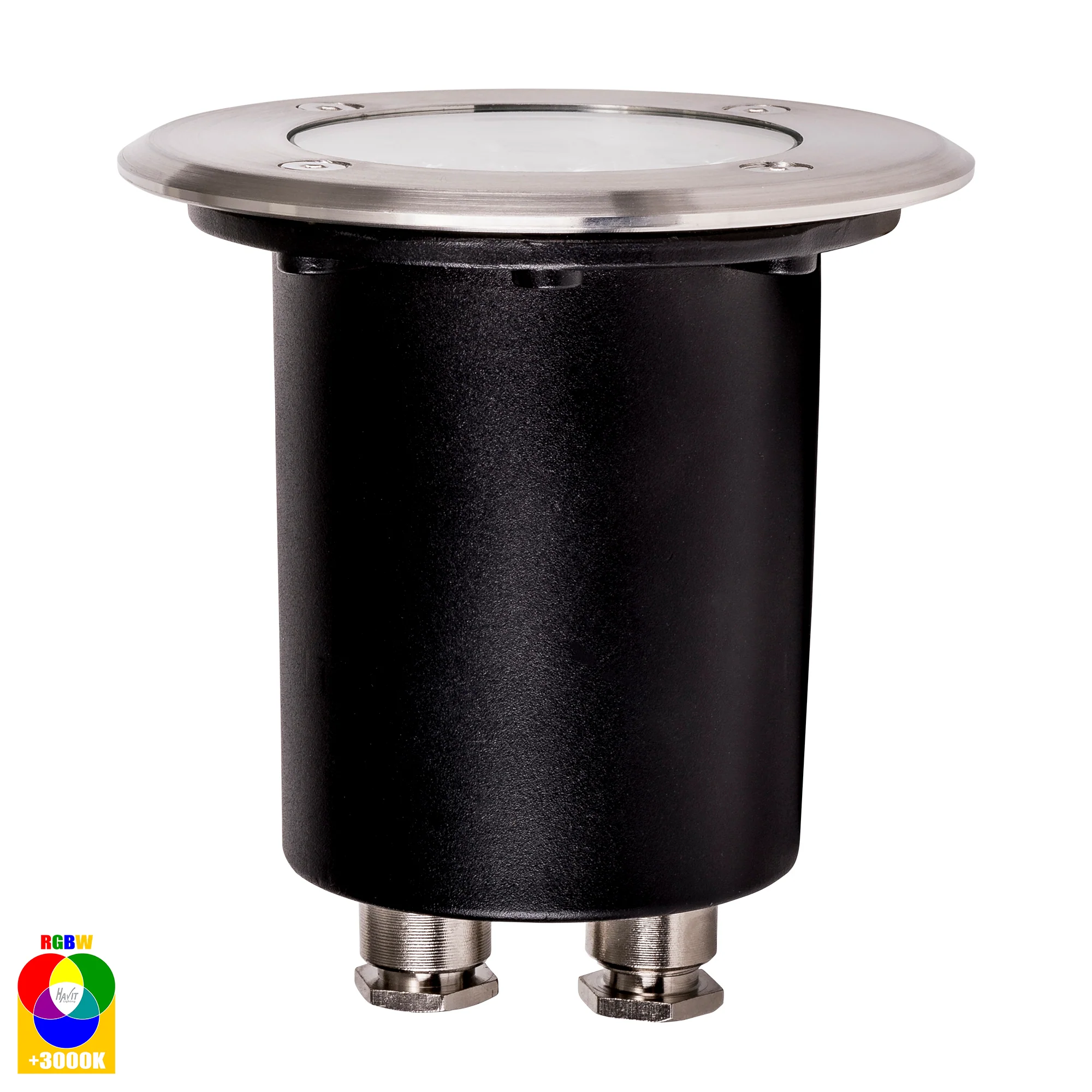 HV1801RGBW - Metro Round 316 Stainless Steel RGBW Inground Lights - Image 4