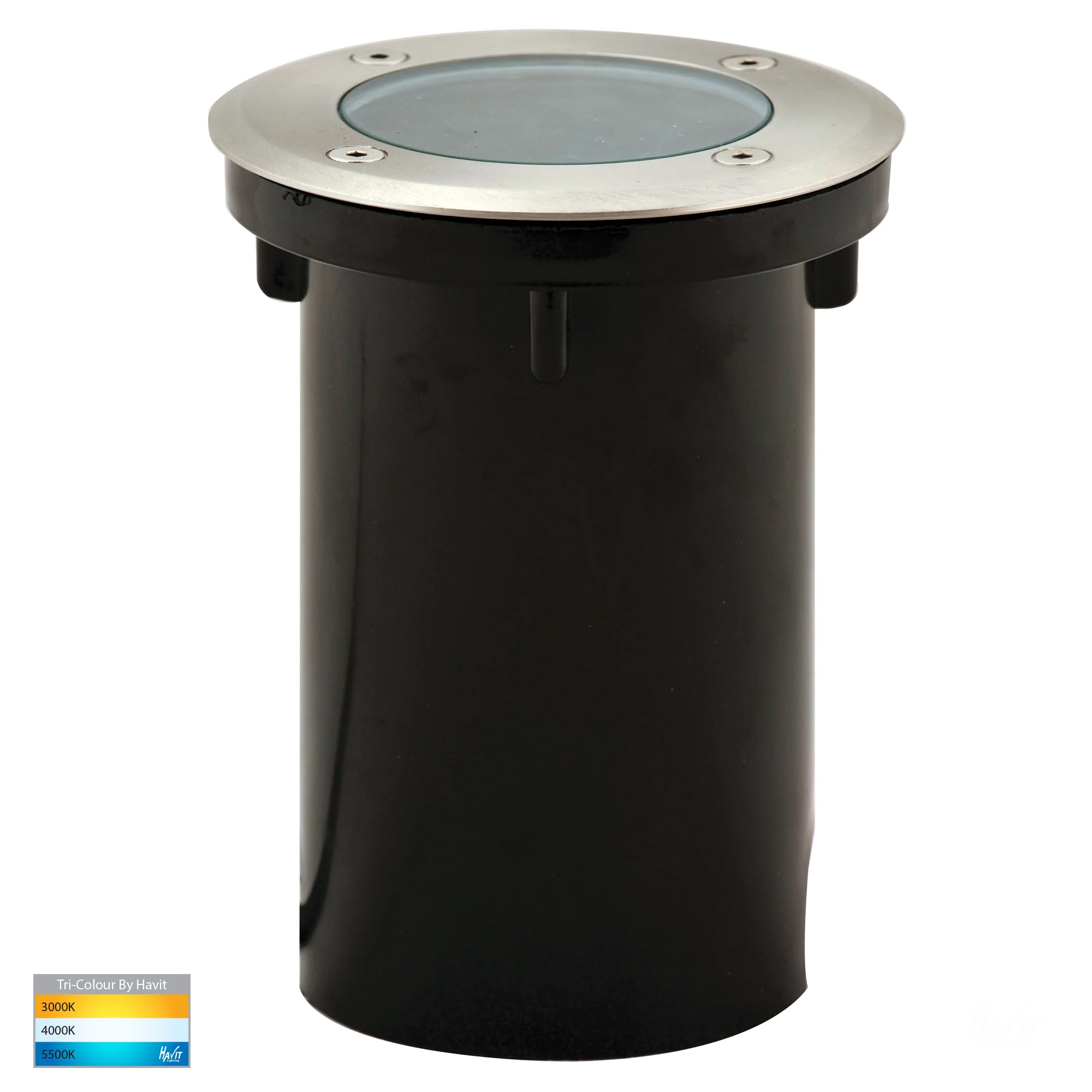 HV1801T - HV1806T - Metro Round 316 Stainless Steel TRI Colour Inground Lights - Image 3