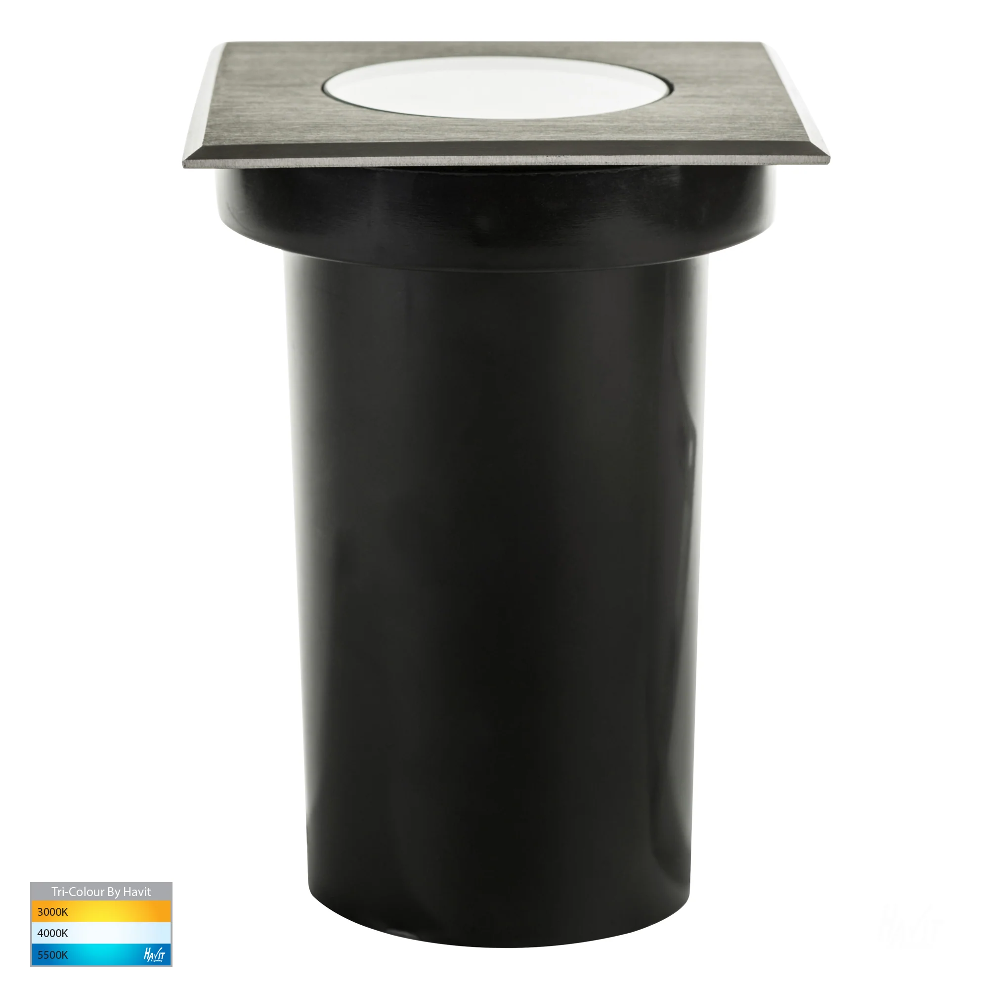 HV1825T-SQ - Luta 316 Stainless Steel TRI Colour Adjustable Inground Light - Image 3