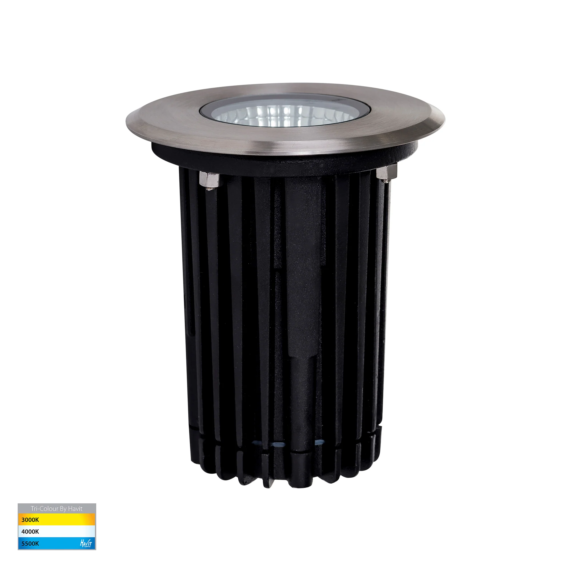 HV1831T-12V | HV1831T-240V - Klip 316 Stainless Steel 7w LED Inground Light - Image 4