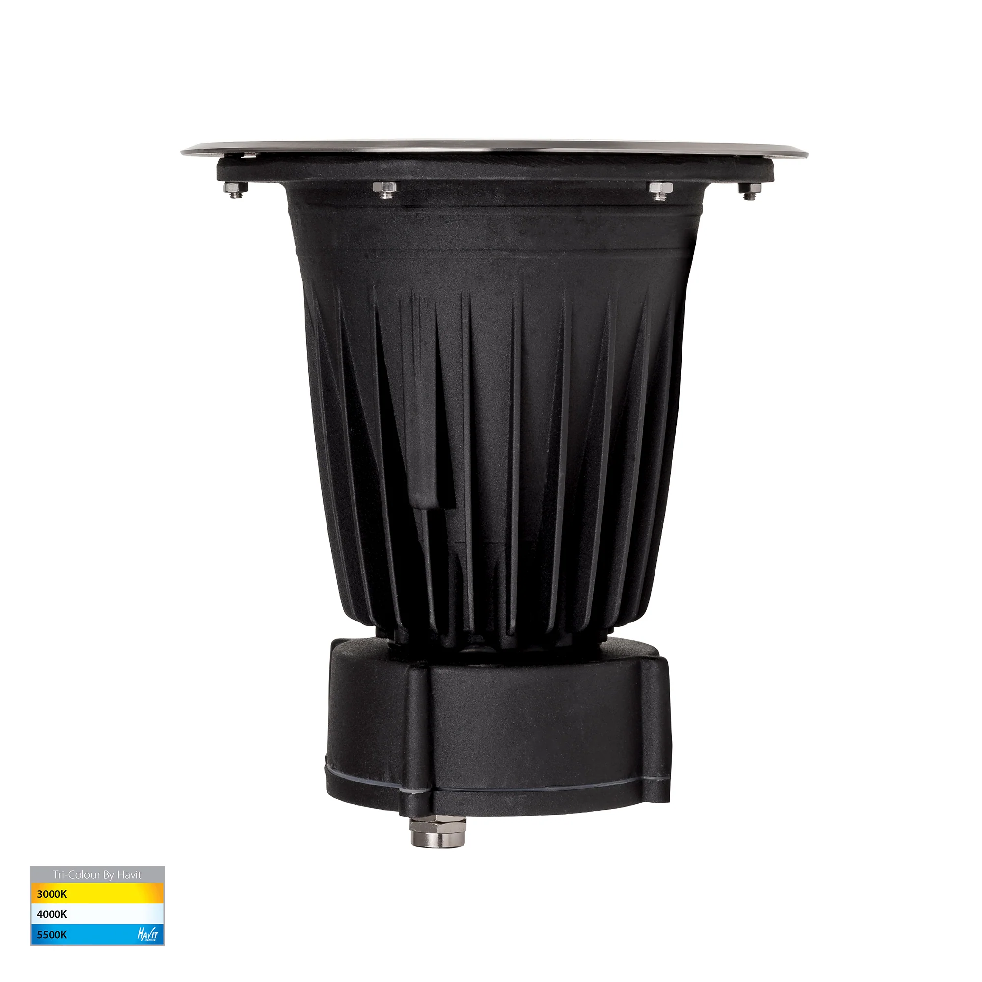 HV1834T-12V | HV1834T-240V - Klip 316 Stainless Steel 30w Narrow Beam LED Inground Light - Image 4