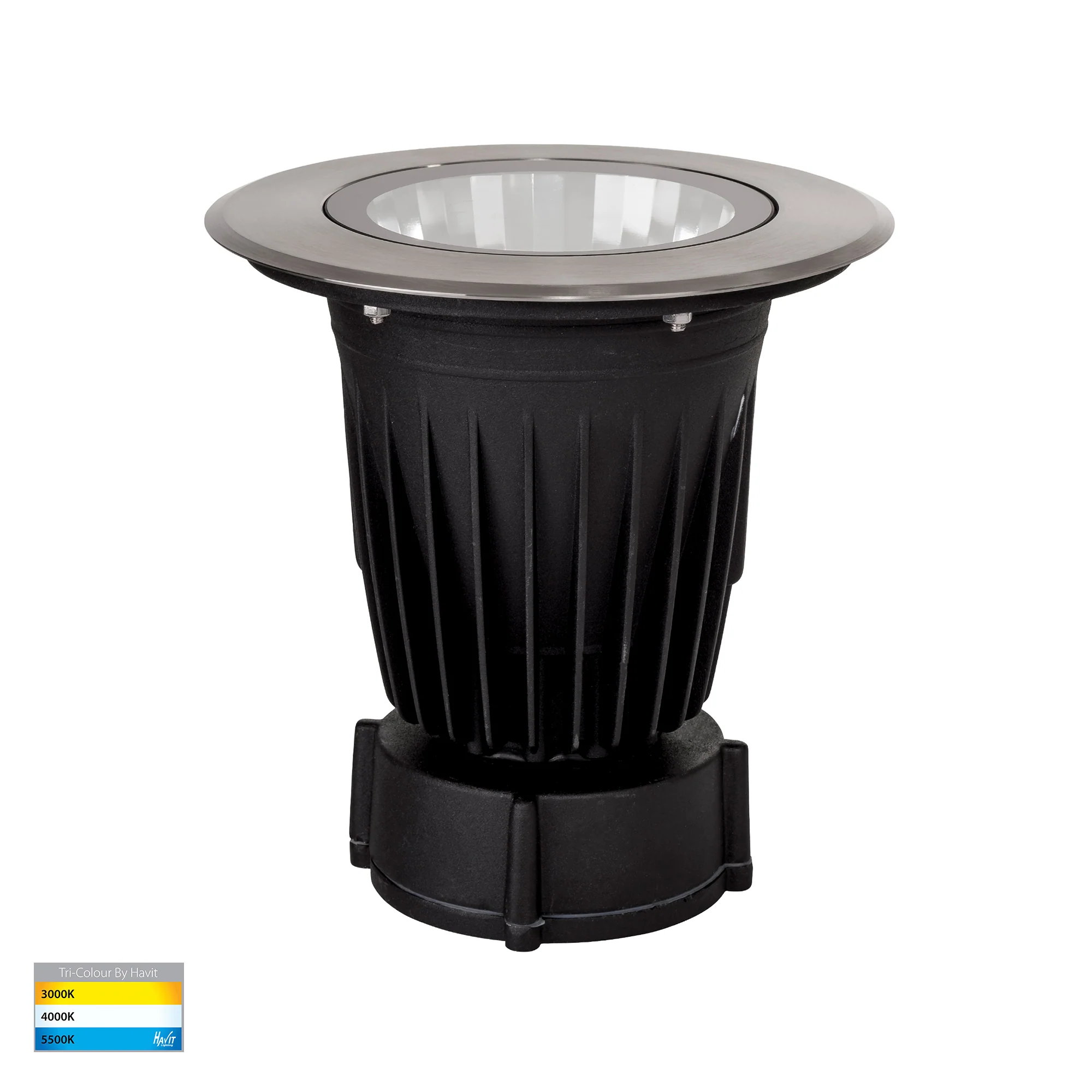 HV1834T-12V | HV1834T-240V - Klip 316 Stainless Steel 30w Narrow Beam LED Inground Light - Image 5