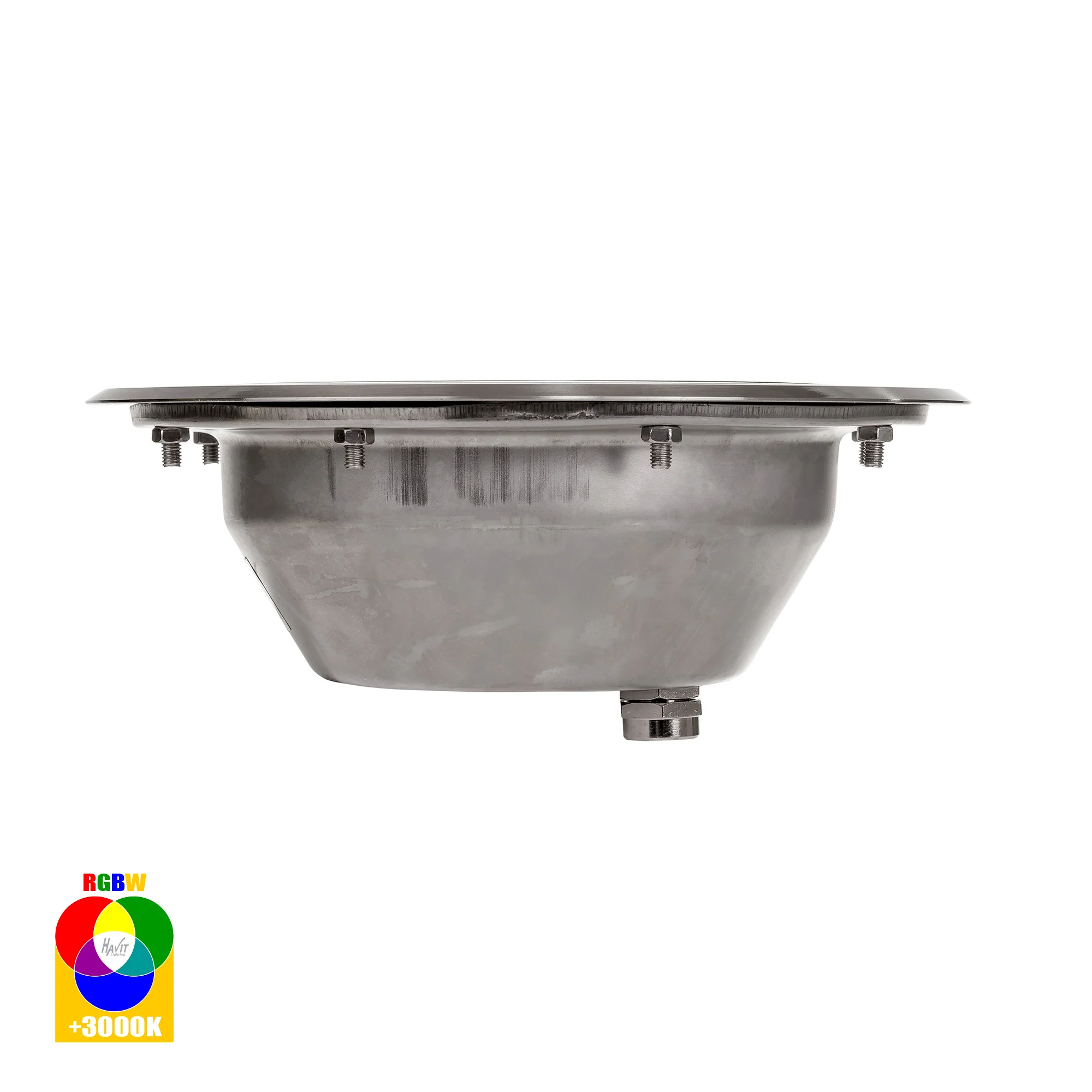 HV1843RGBW - Split 316 Stainless Steel 12w RGBW LED Inground Light - Image 3