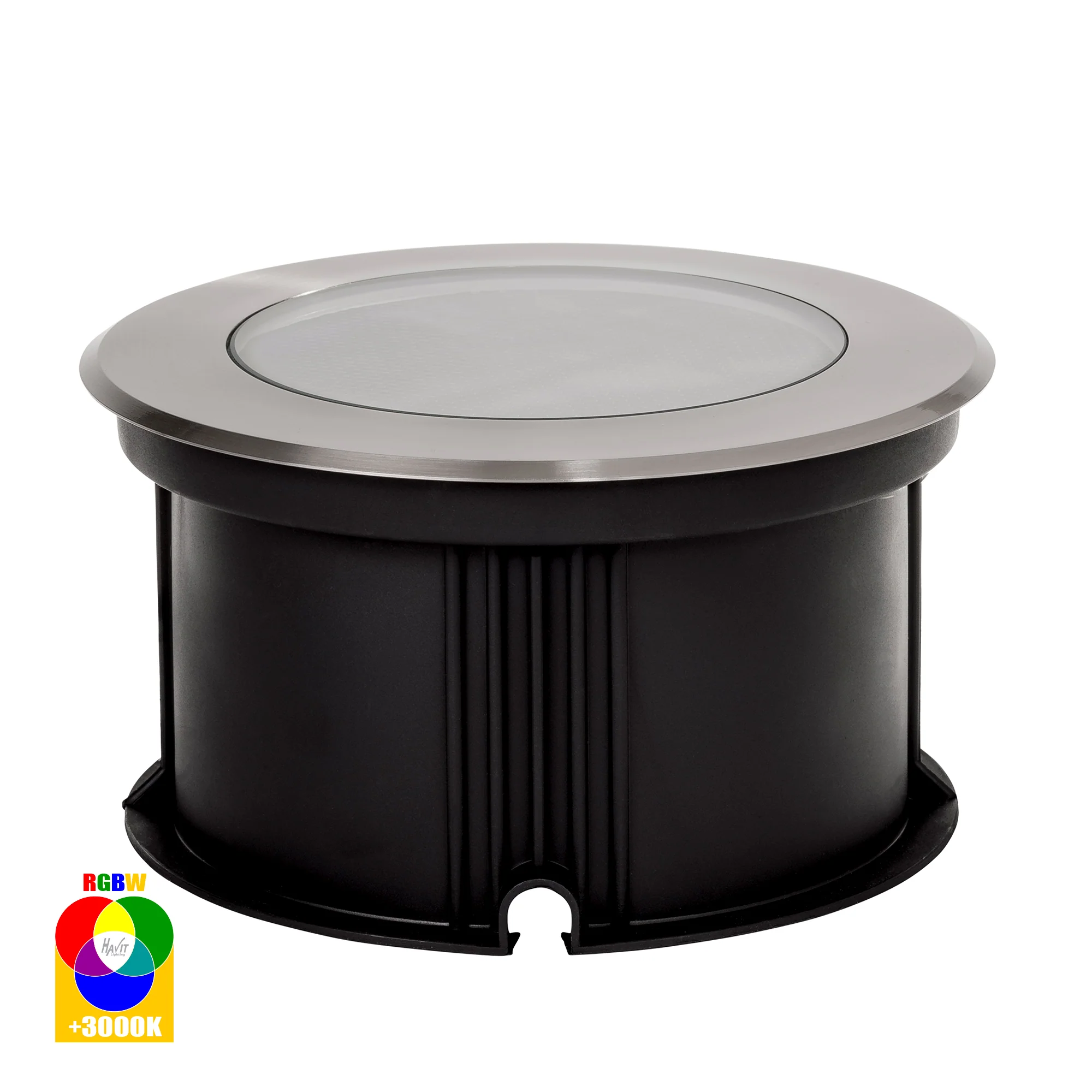 HV1843RGBW - Split 316 Stainless Steel 12w RGBW LED Inground Light - Image 4