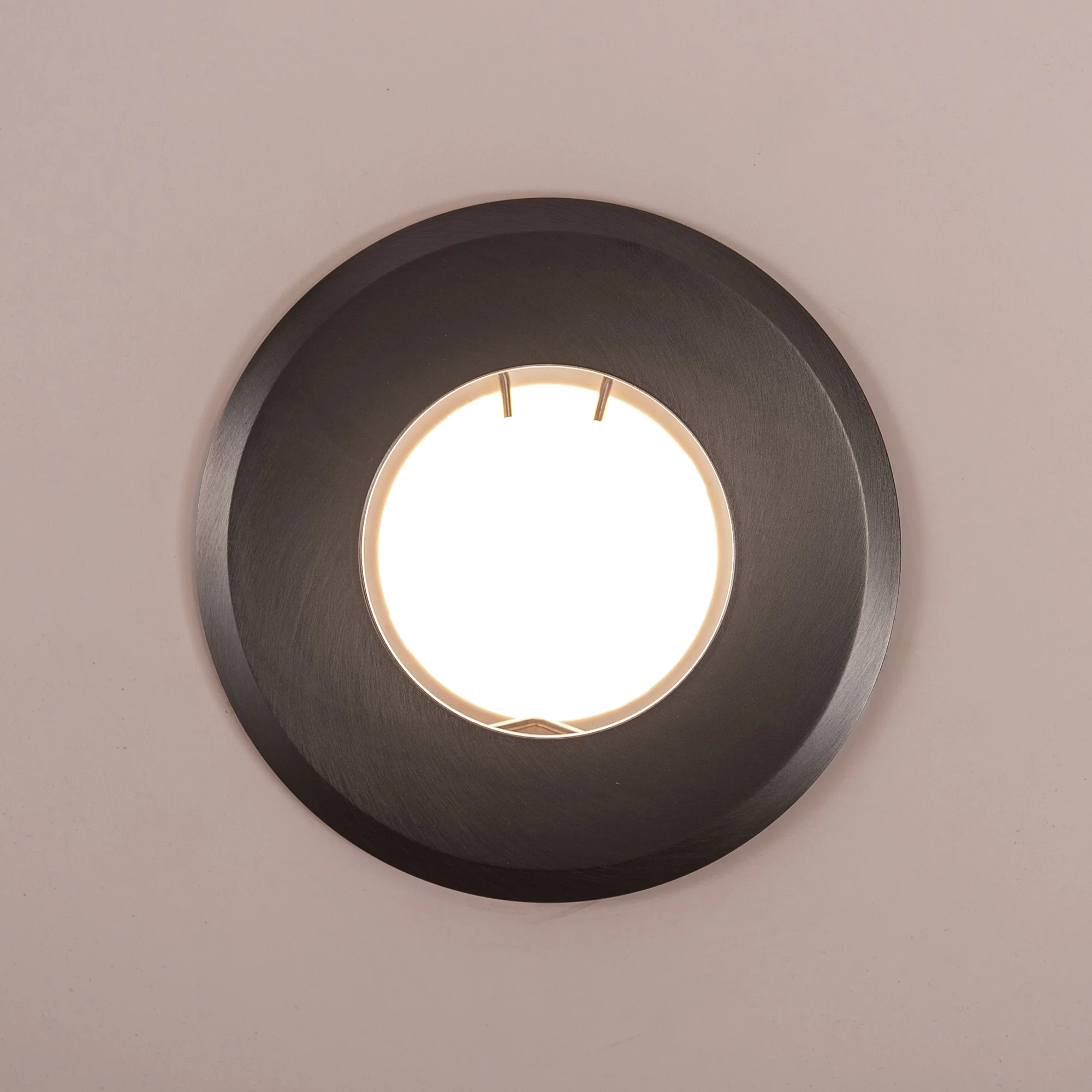 HV19022T-GPH - Ollo Graphite Coloured Brass TRI Colour LED Wall or Inground Light - Image 6