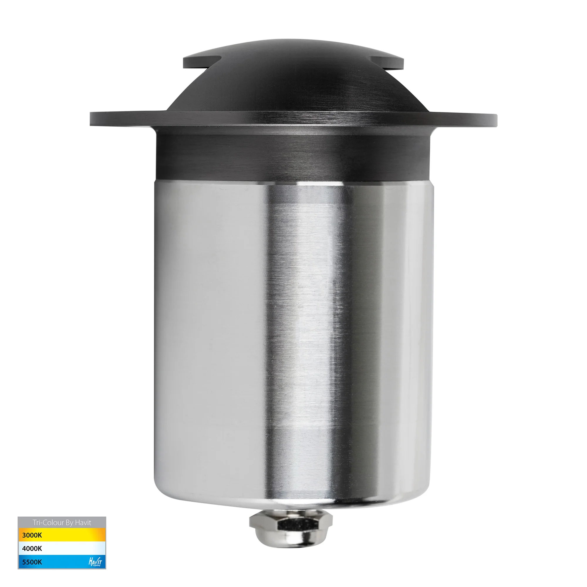 HV19072T-GPH - Viale Graphite Coloured Brass TRI Colour LED Double Driveway Light - Image 3