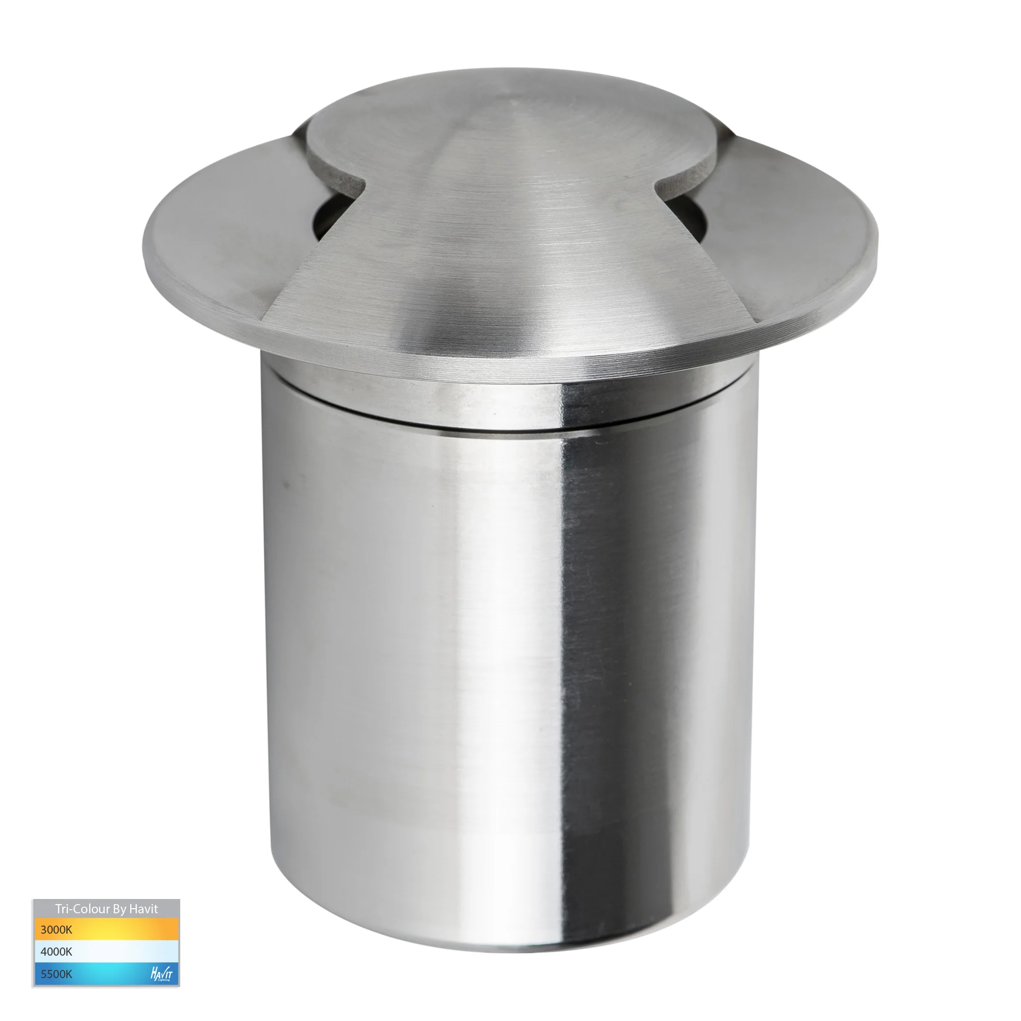 HV19072T - Viale 316 Stainless Steel TRI Colour LED Double Driveway Light - Image 4