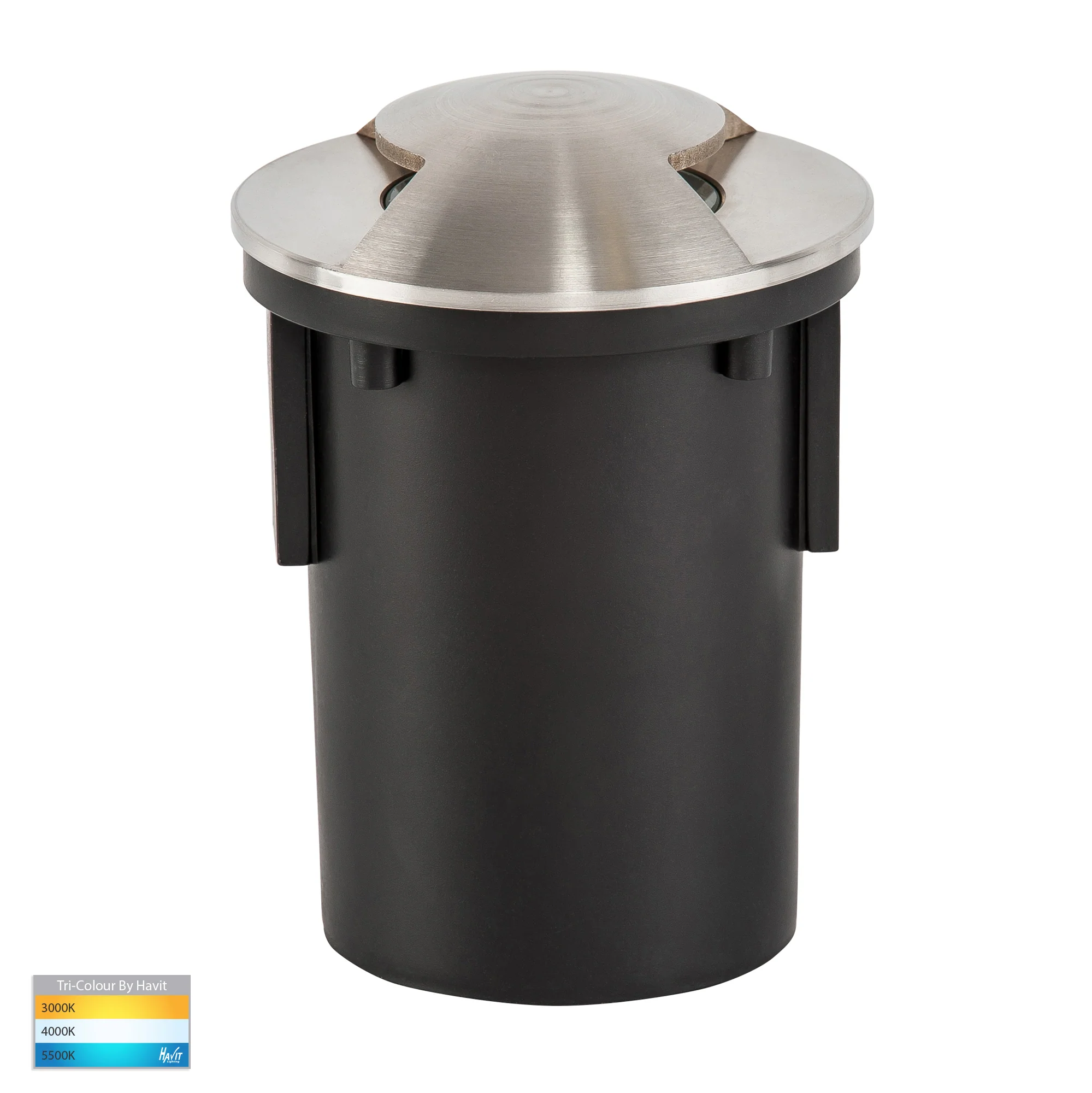 HV19072T - Viale 316 Stainless Steel TRI Colour LED Double Driveway Light - Image 6