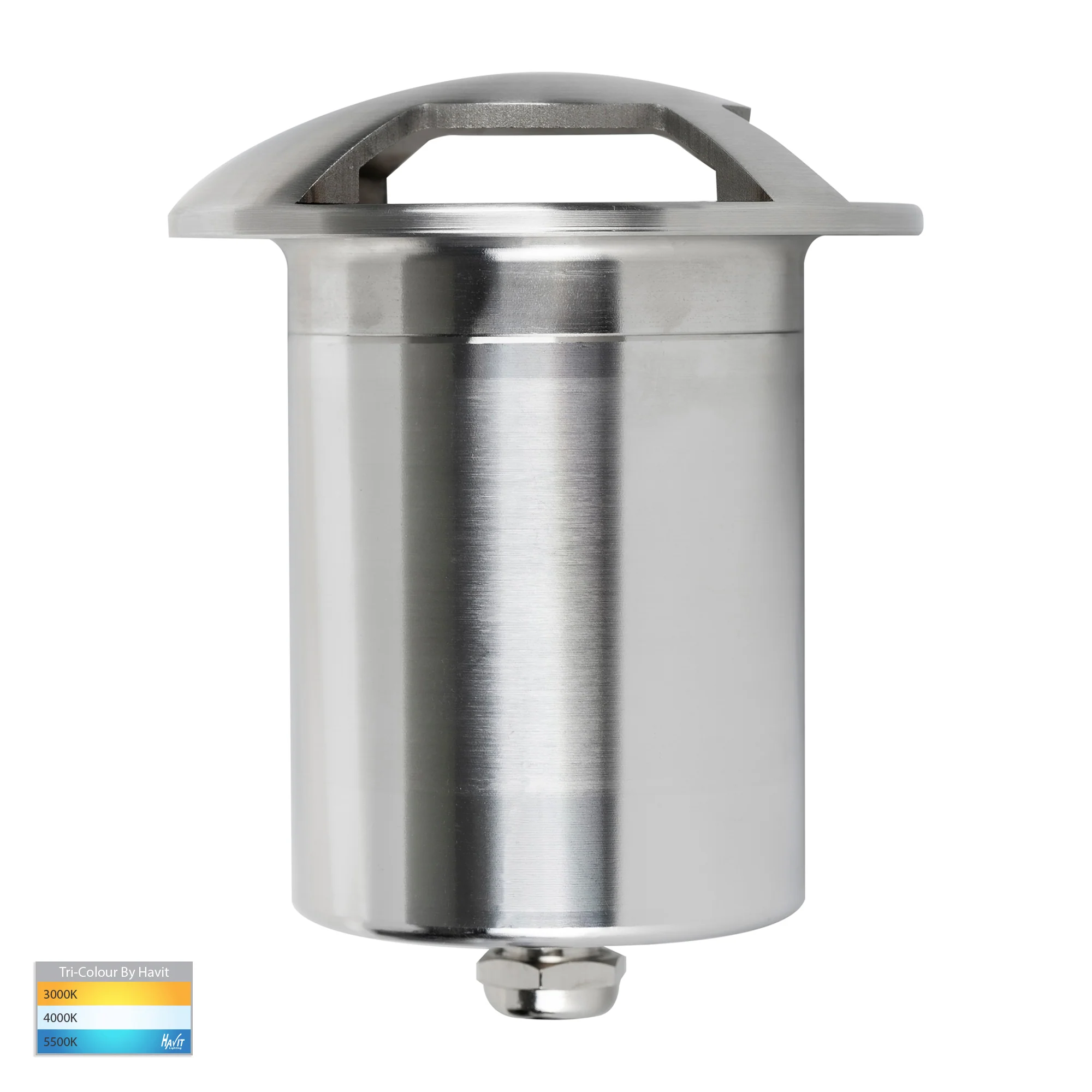 HV19082T - Viale 316 Stainless Steel TRI Colour LED Triple Driveway Light - Image 3