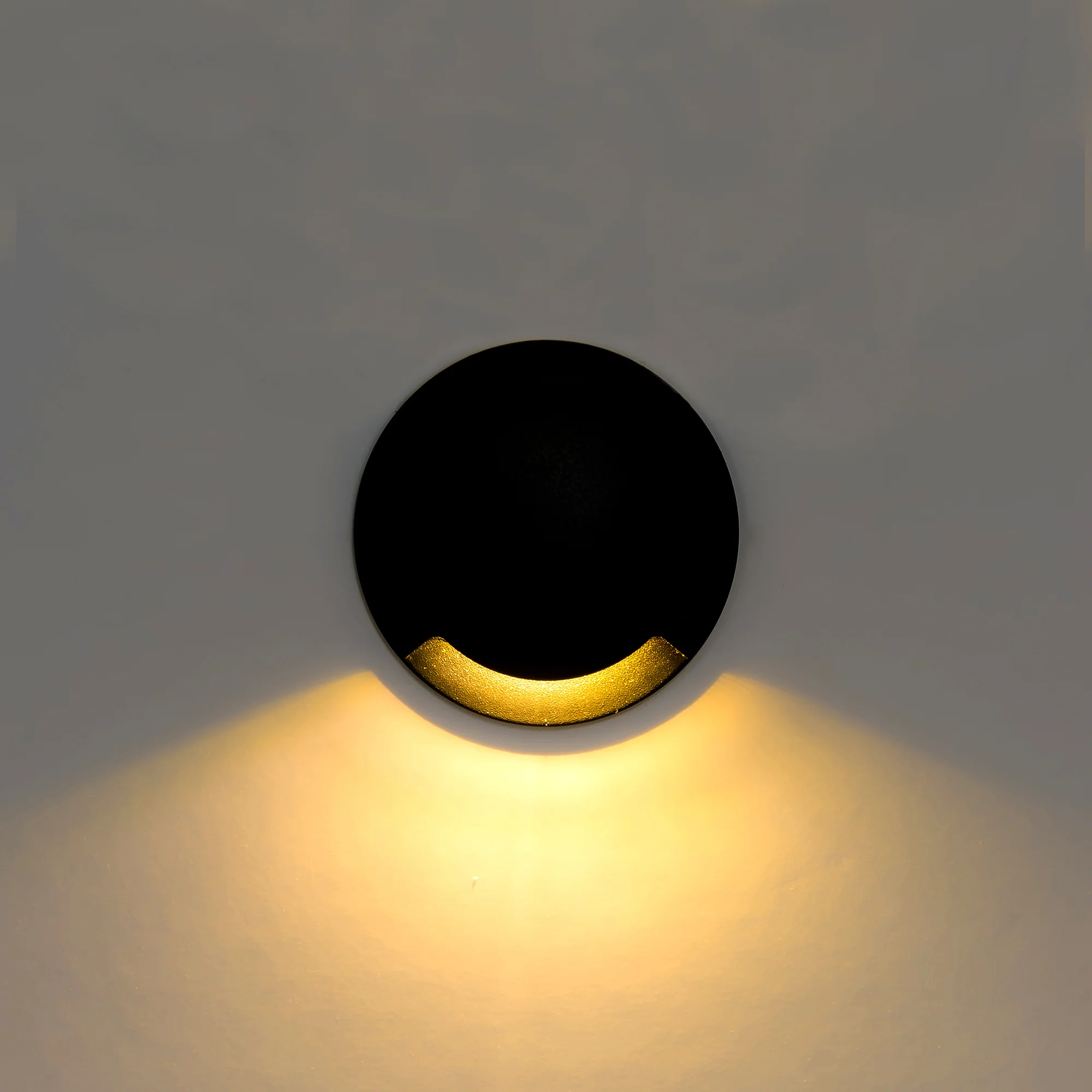 HV2871T-BLK-12V - Dome Black Aluminium One Way LED Deck Lights - Image 5