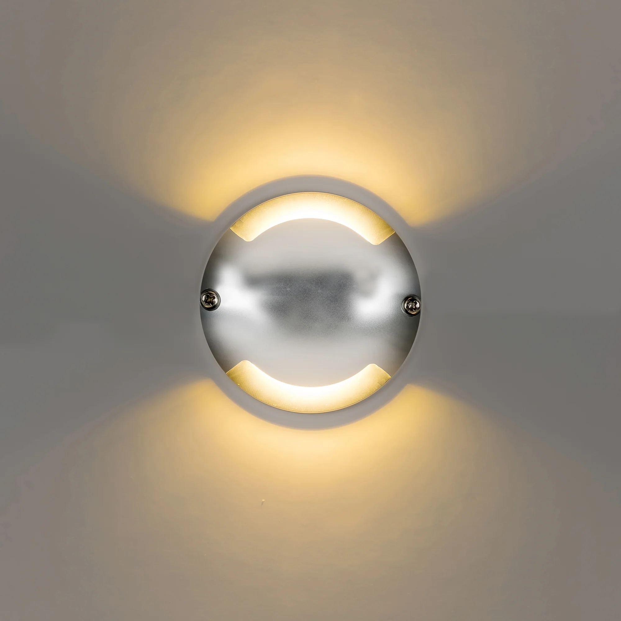 HV2872T-SLV-12V - Dome Silver Aluminium LED Two Way Deck Lights - Image 5