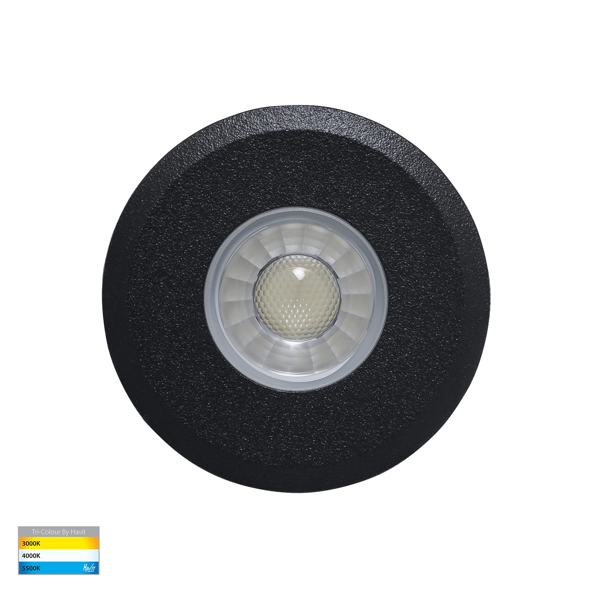 HV2881T-BLK-12V - Elite Black Aluminium LED Deck or Inground Lights