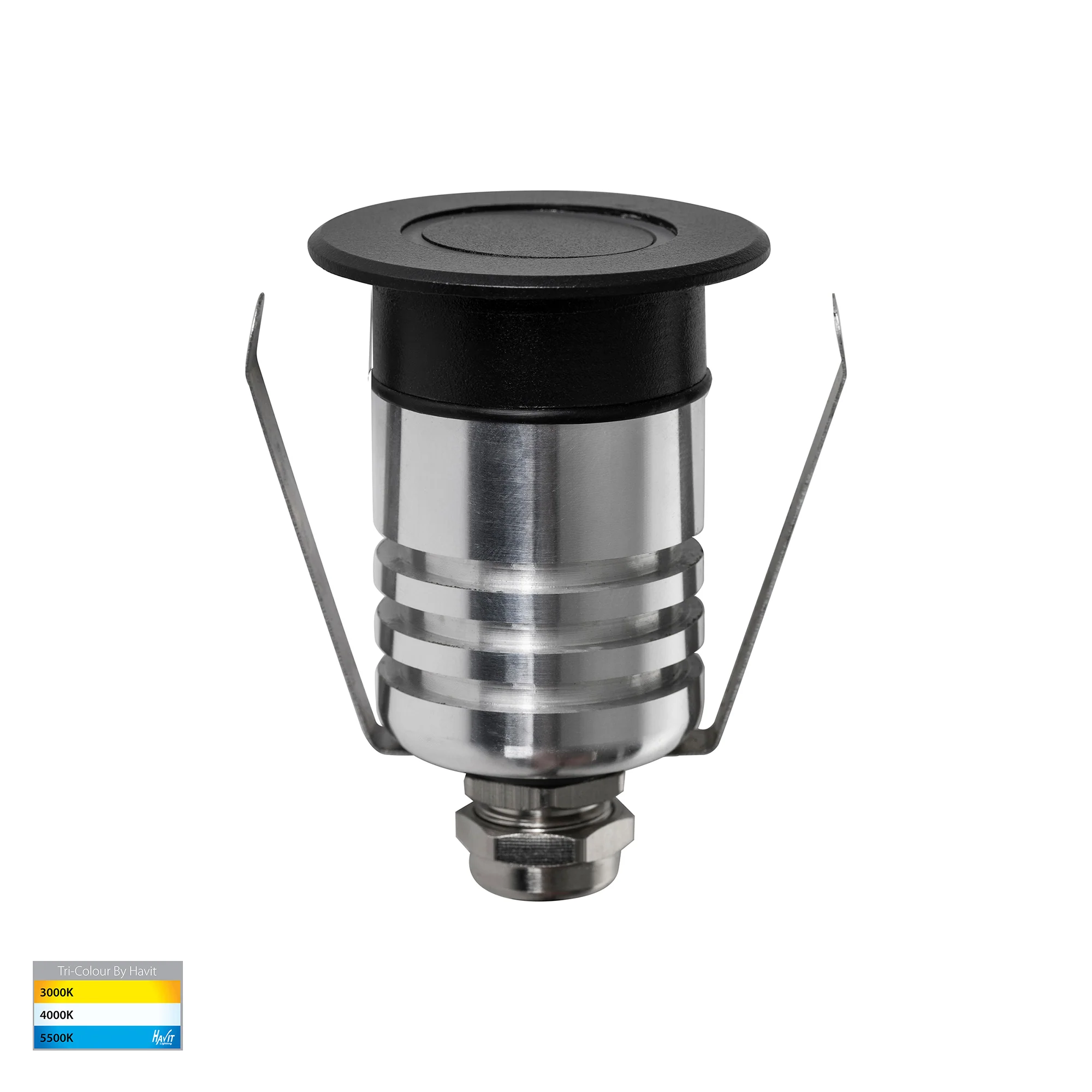 HV2894T-BLK-12V -  Brillo Black Aluminium LED Wall or Inground Light - Image 5
