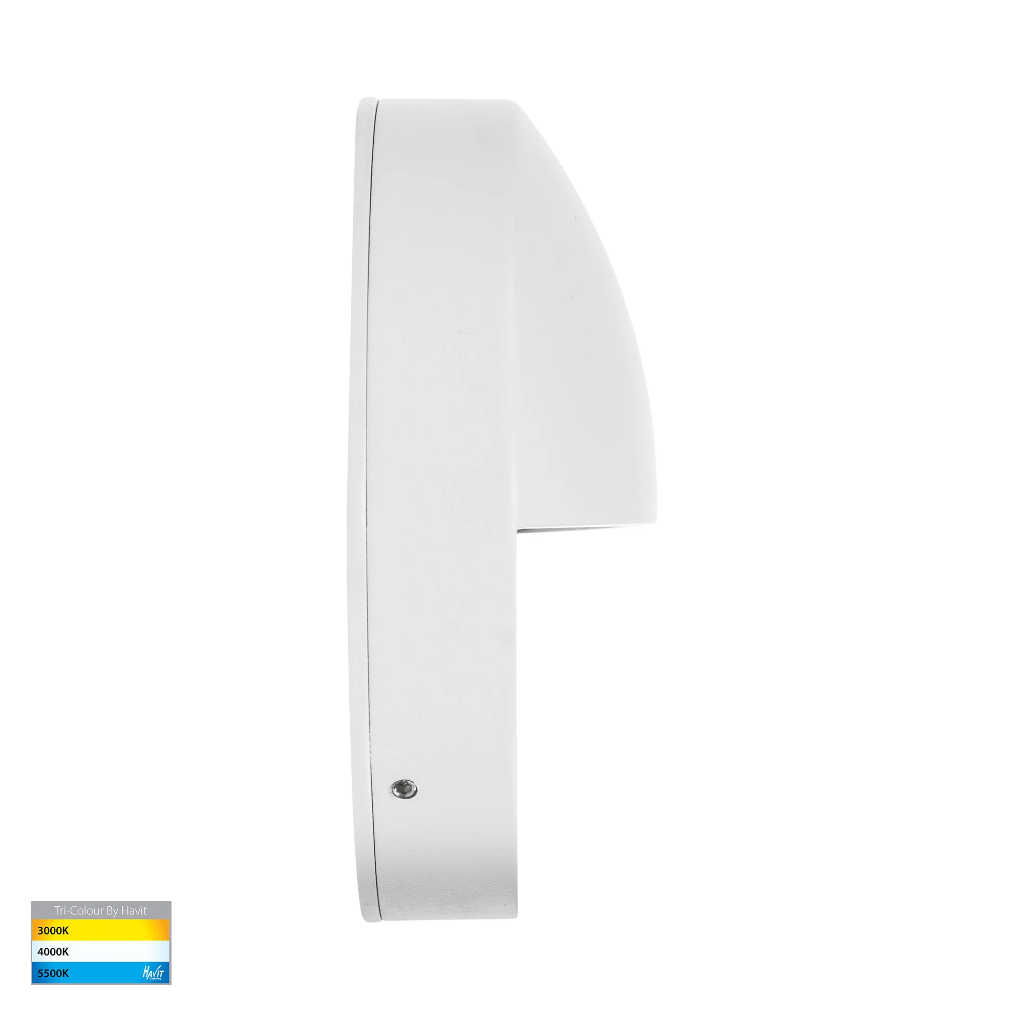 HV2929T-WHT-12V | HV2929T-WHT-240V - Veko White Step Lights with Eyelid - Image 4