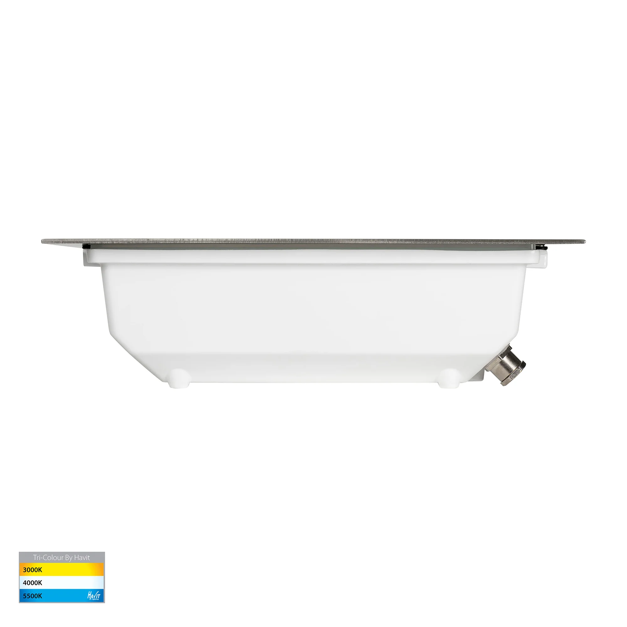 HV3004T-SS316 - Bata 316 Stainless Steel LED Brick Light with Grill - Image 4