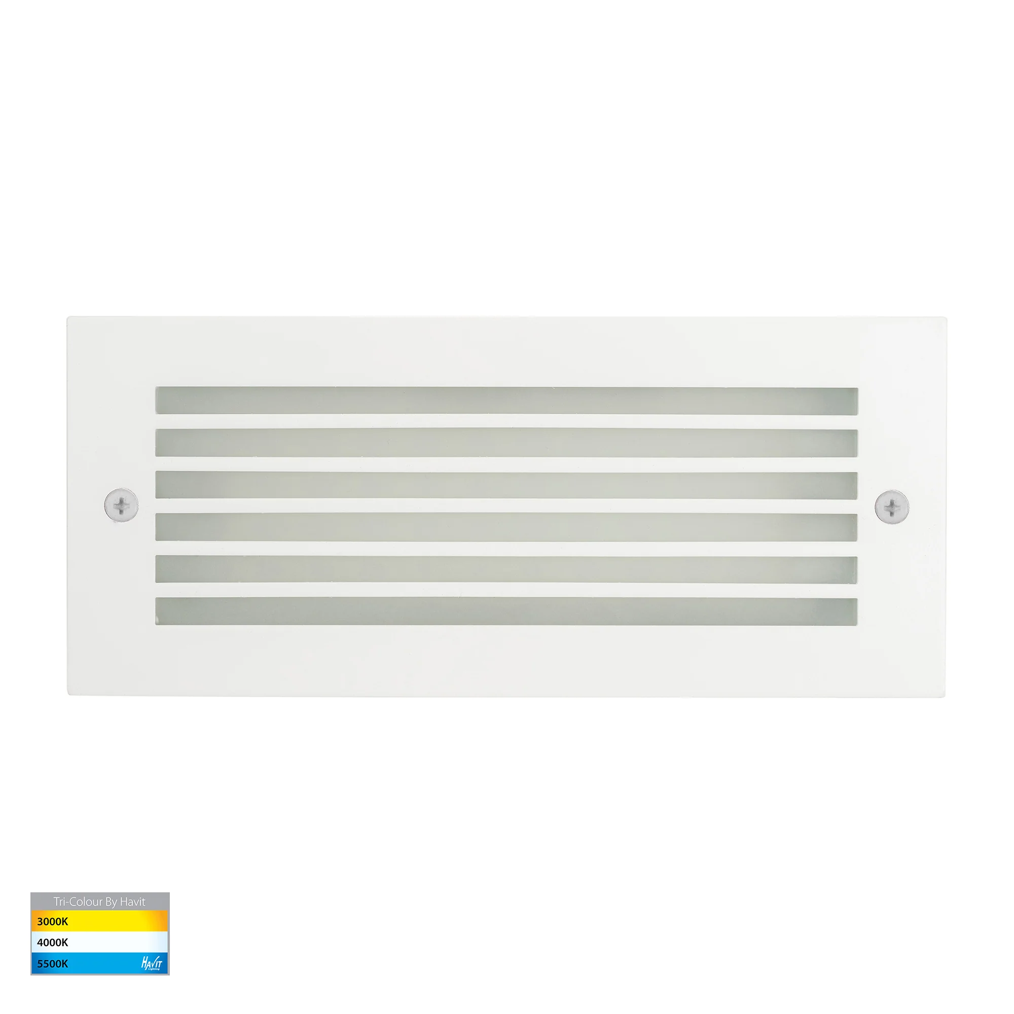 HV3004T-WHT- Bata White LED Brick Light with Grill