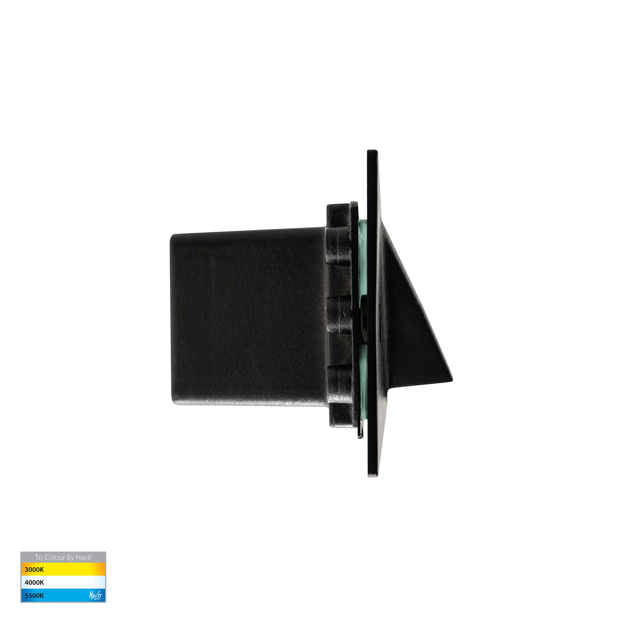HV3012T-BLK-12V | HV3012T-BLK-240V - Corba Black 6w Recessed Brick Light - Image 3