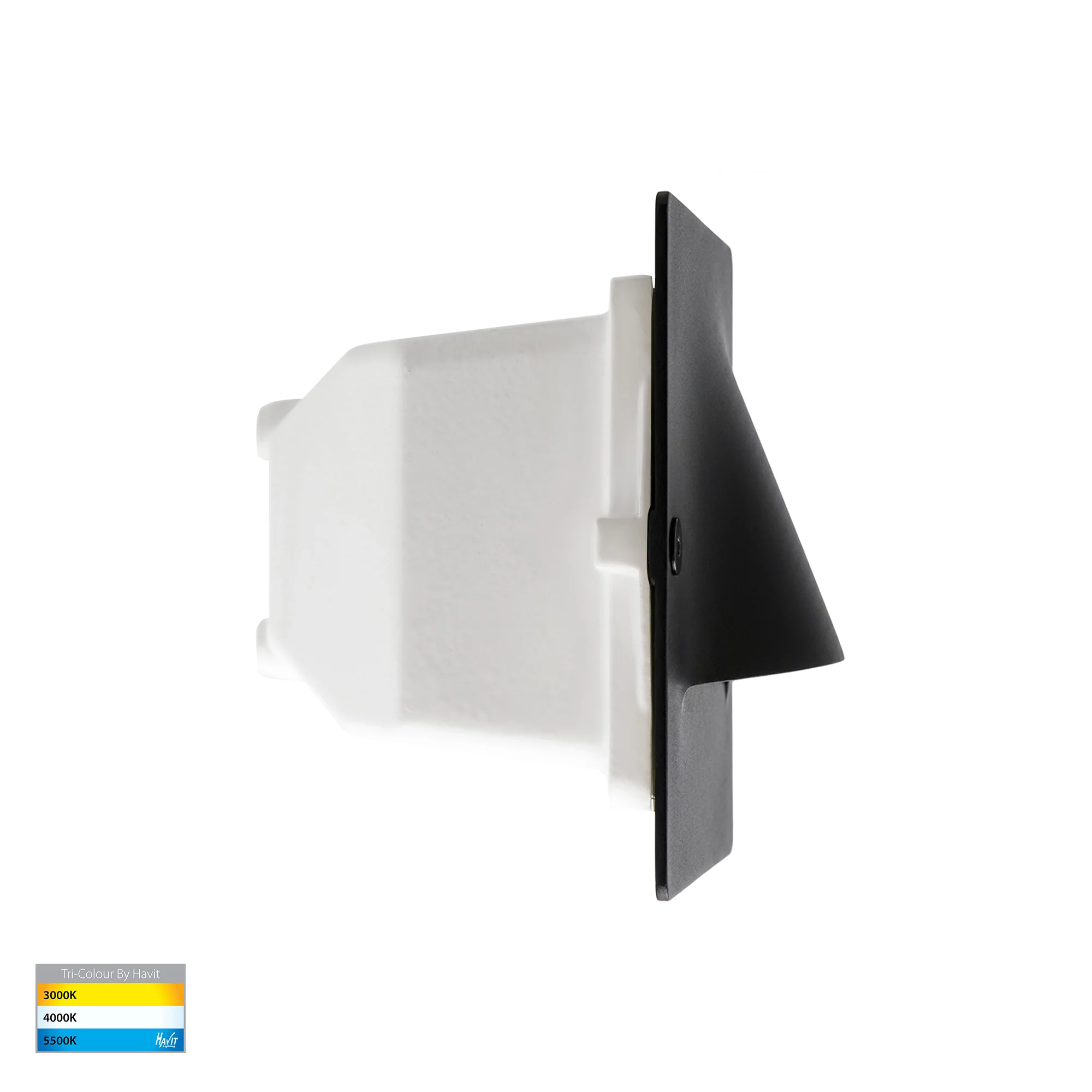 HV3013T-BLK-12V | HV3013T-BLK-240V - Corba Black 10w Recessed Brick Light - Image 3