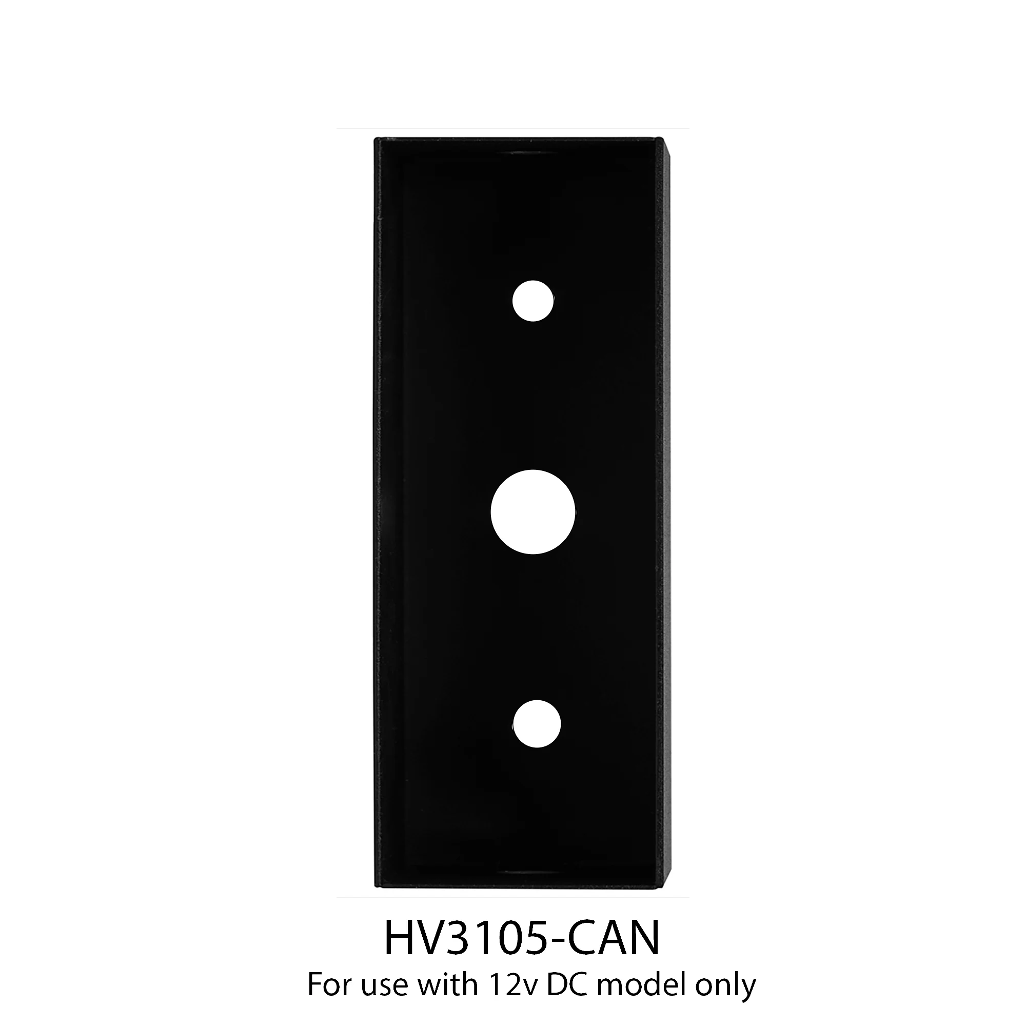 HV3105T-BLK-240V | HV3105T-BLK-12V - Paso Black Recessed LED Step Light - Image 4